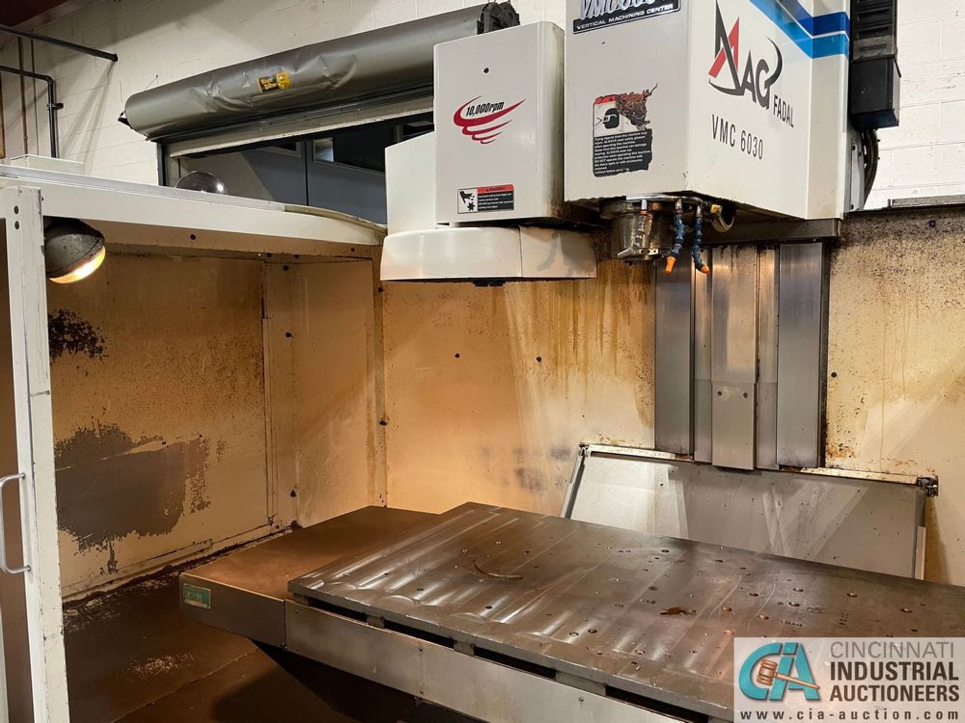 MAG FADAL VMC6030 CNC VERTICAL MACHINING CENTER; **Loading Fee Due the "ERRA" $750.00** - Image 3 of 11