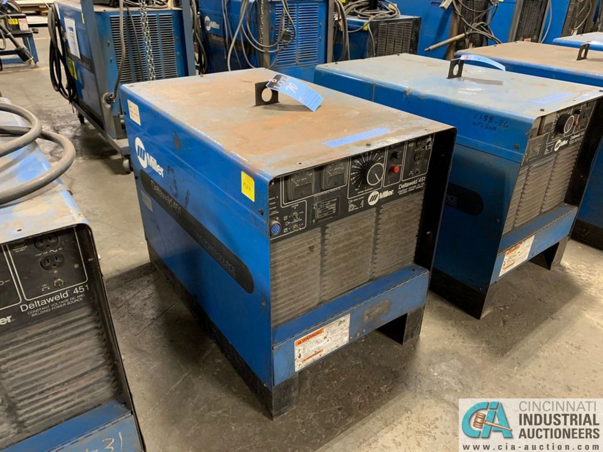 MILLER DELTAWELD 451 WELDER (NO WIRE FEED, NO CART)