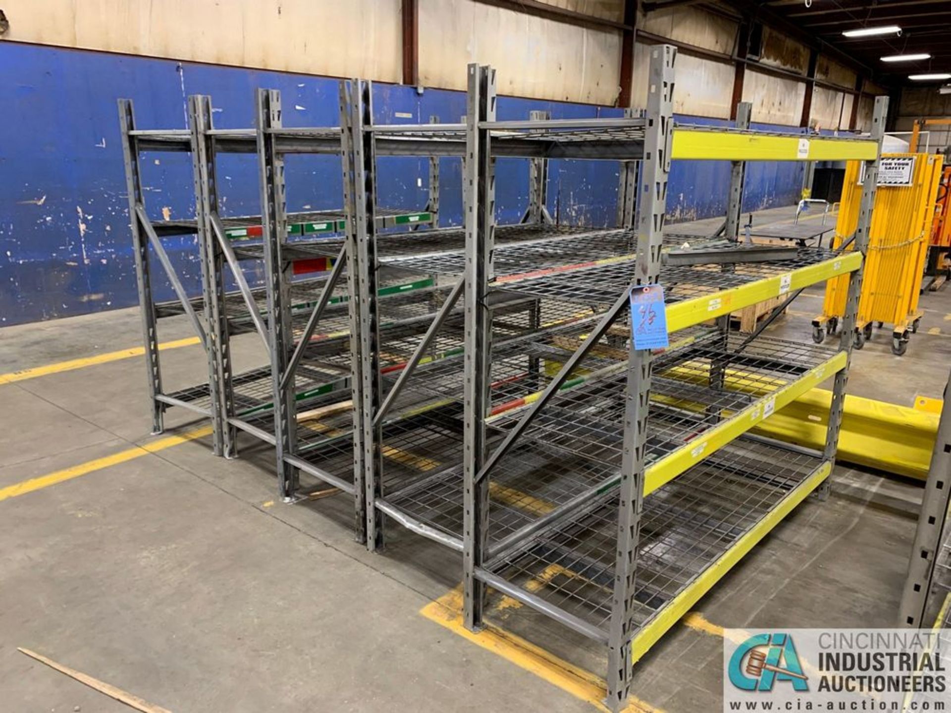 2'D X 6'W X 6' HIGH ADJUSTABLE RACKS