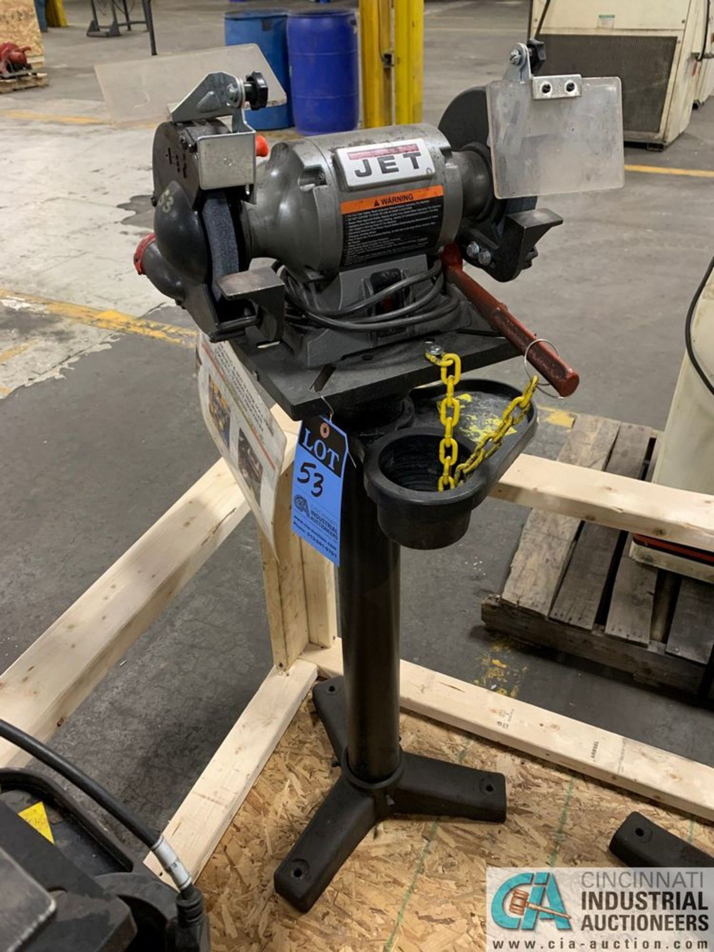 6" JET 1/2-HP PEDESTAL GRINDER