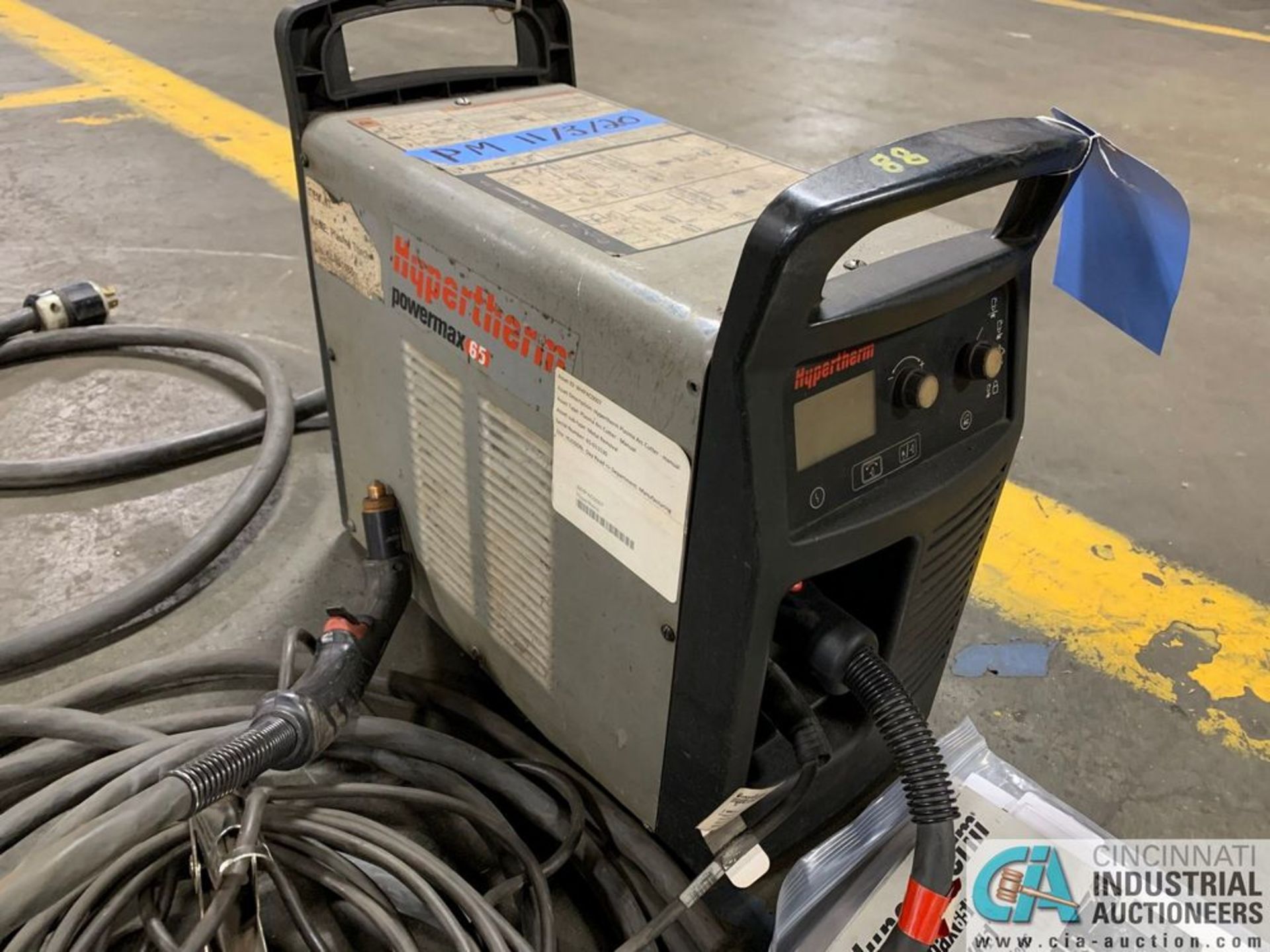 HYPERTHERM POWERMAX 65 PLASMA CUTTER - Image 3 of 6