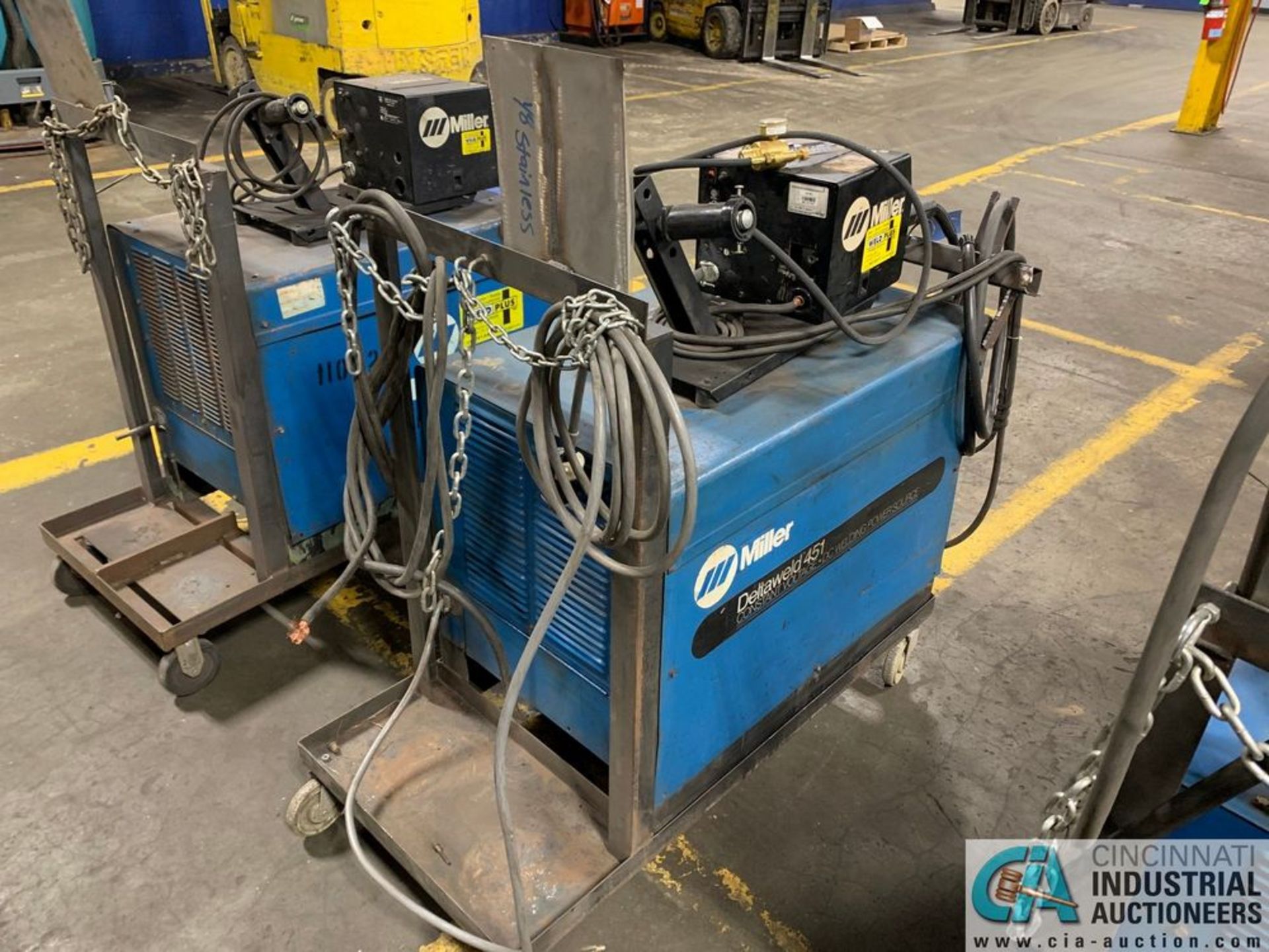 MILLER DELTAWELD 451 WELDER W/ R115 WIRE FEED - Image 6 of 6