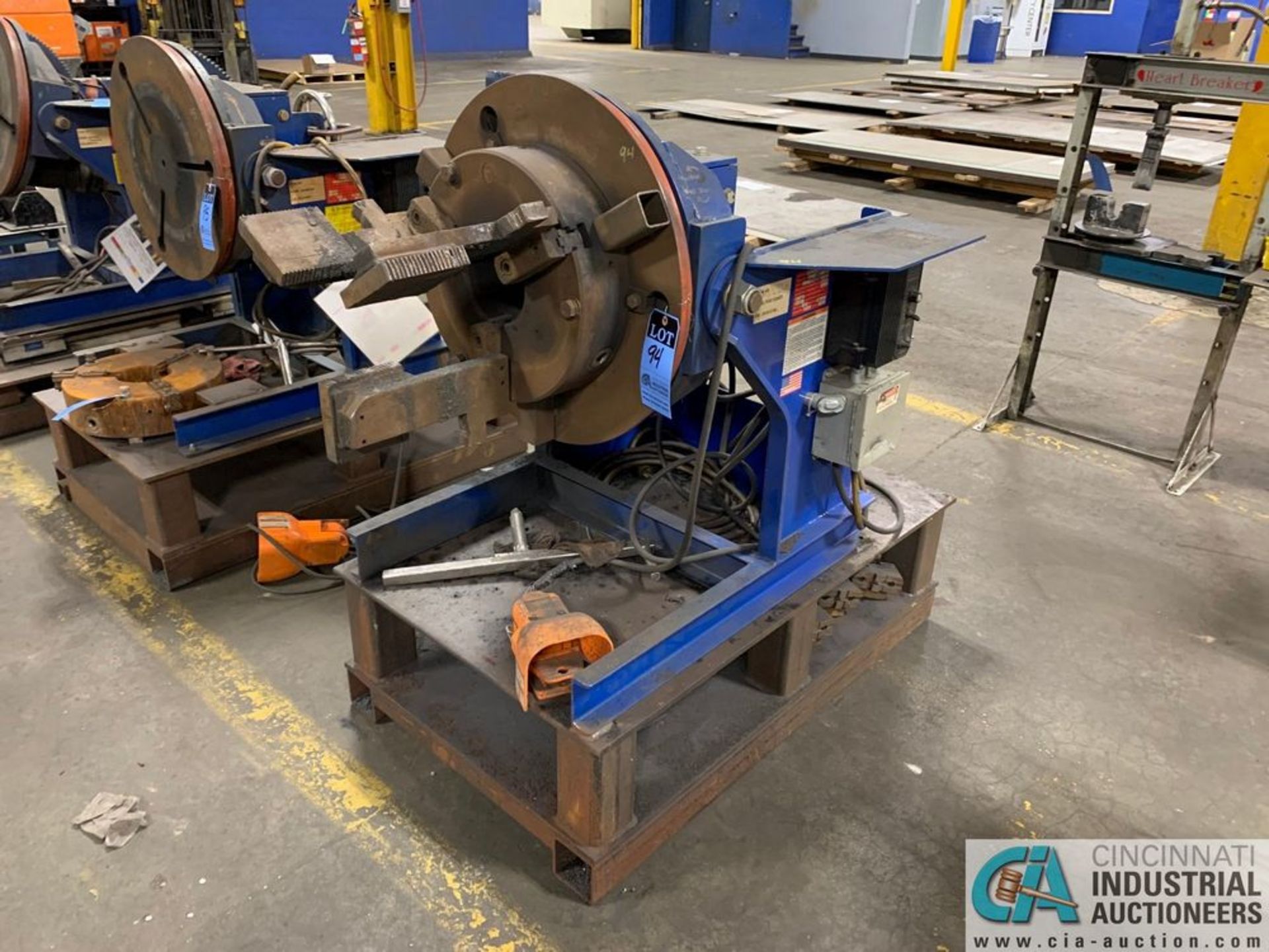 1,500-LB. FAB CORP. TILTING & ROTATING WELD POSITIONER; **Loading Fee Due the "ERRA" $150.00**