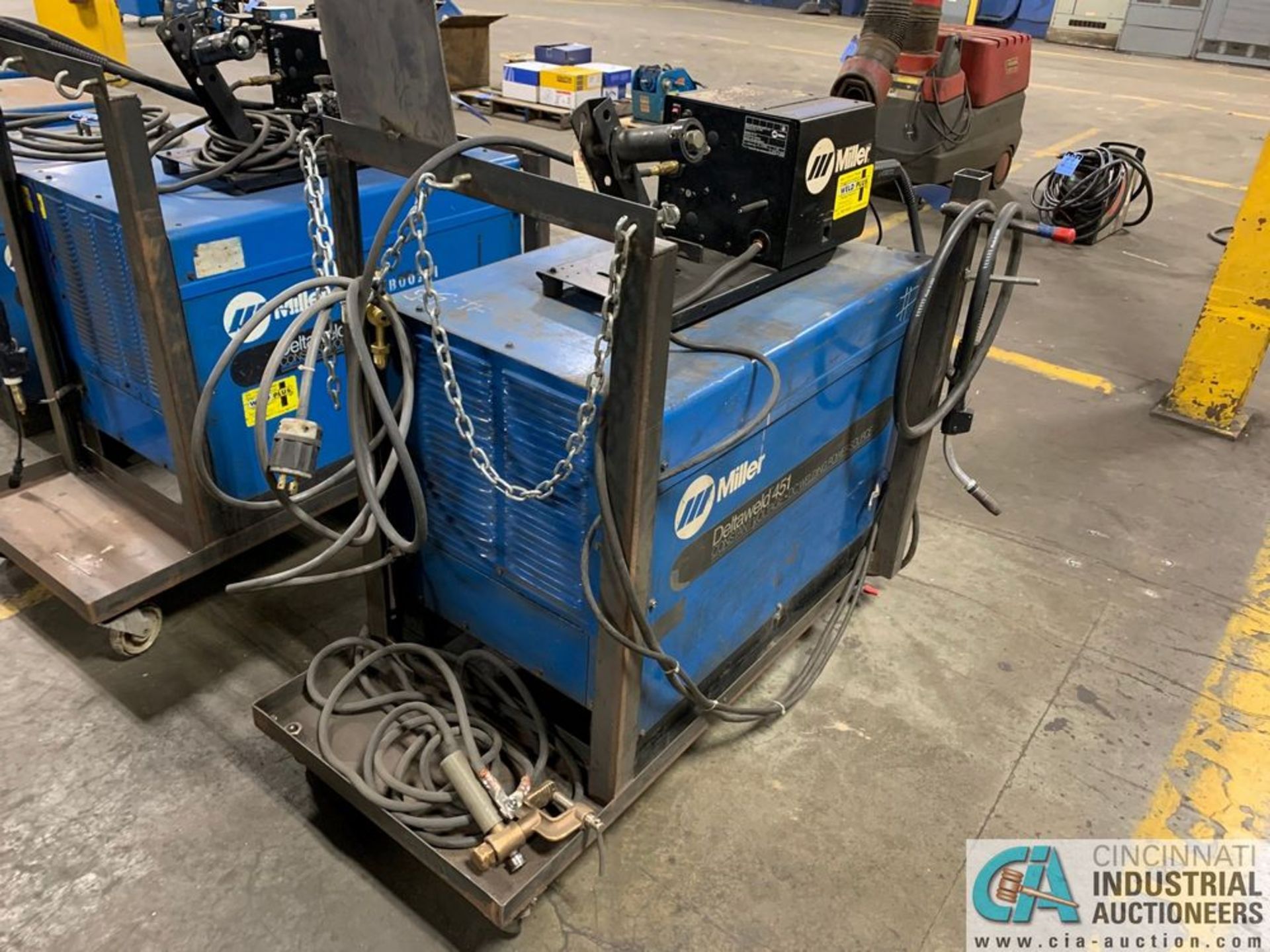 MILLER DELTAWELD 451 WELDER W/ R115 WIRE FEED - Image 6 of 6