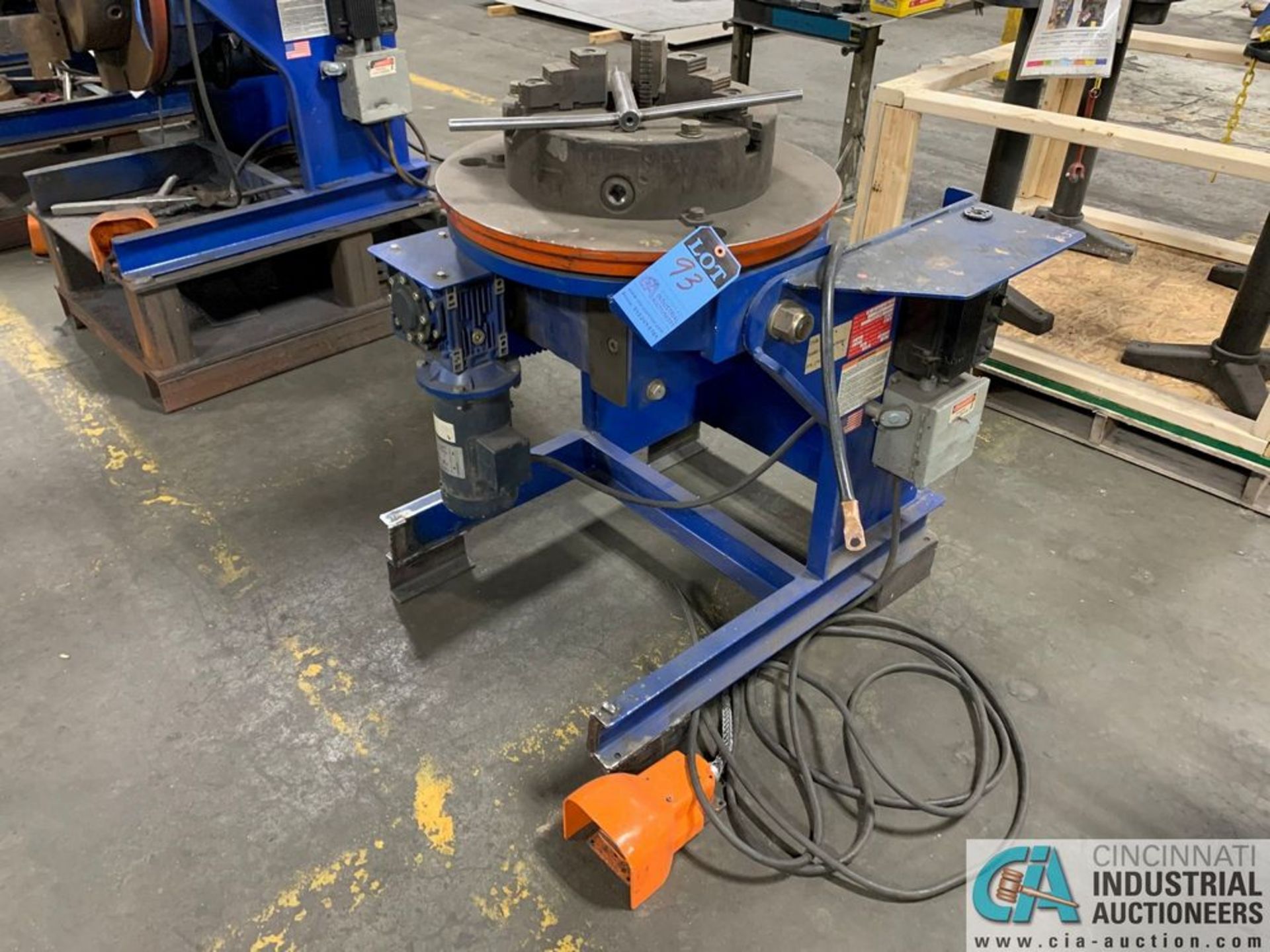 1,500-LB. FAB CORP. TILTING & ROTATING WELD POSITIONER; **Loading Fee Due the "ERRA" $150.00**