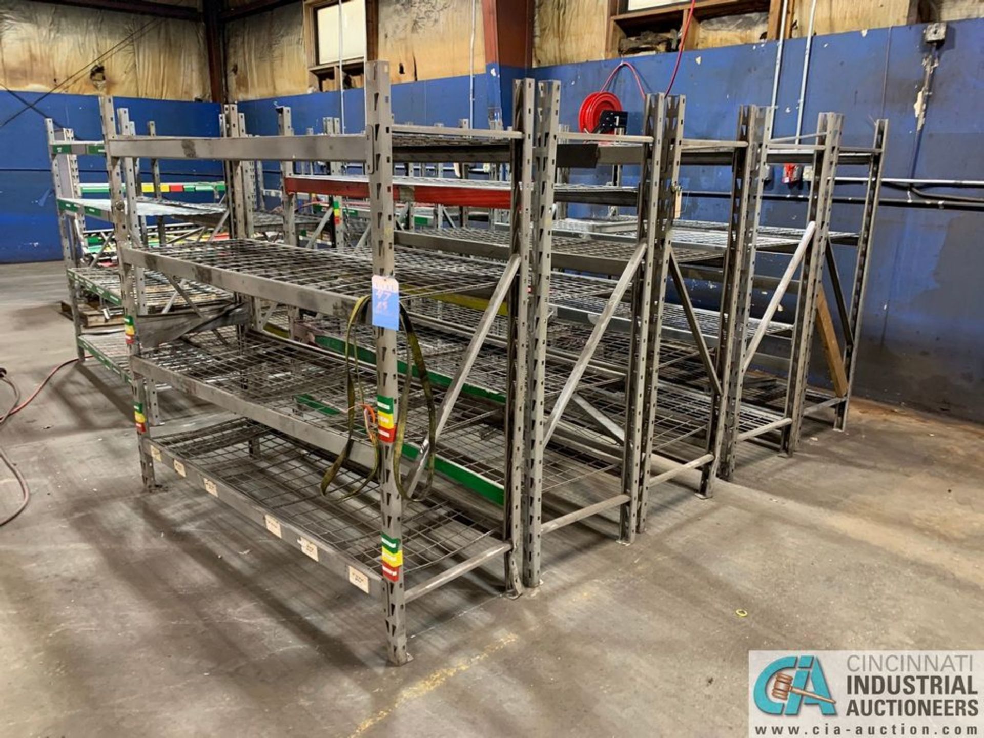 2'D X 6'W X 6' HIGH ADJUSTABLE RACKS