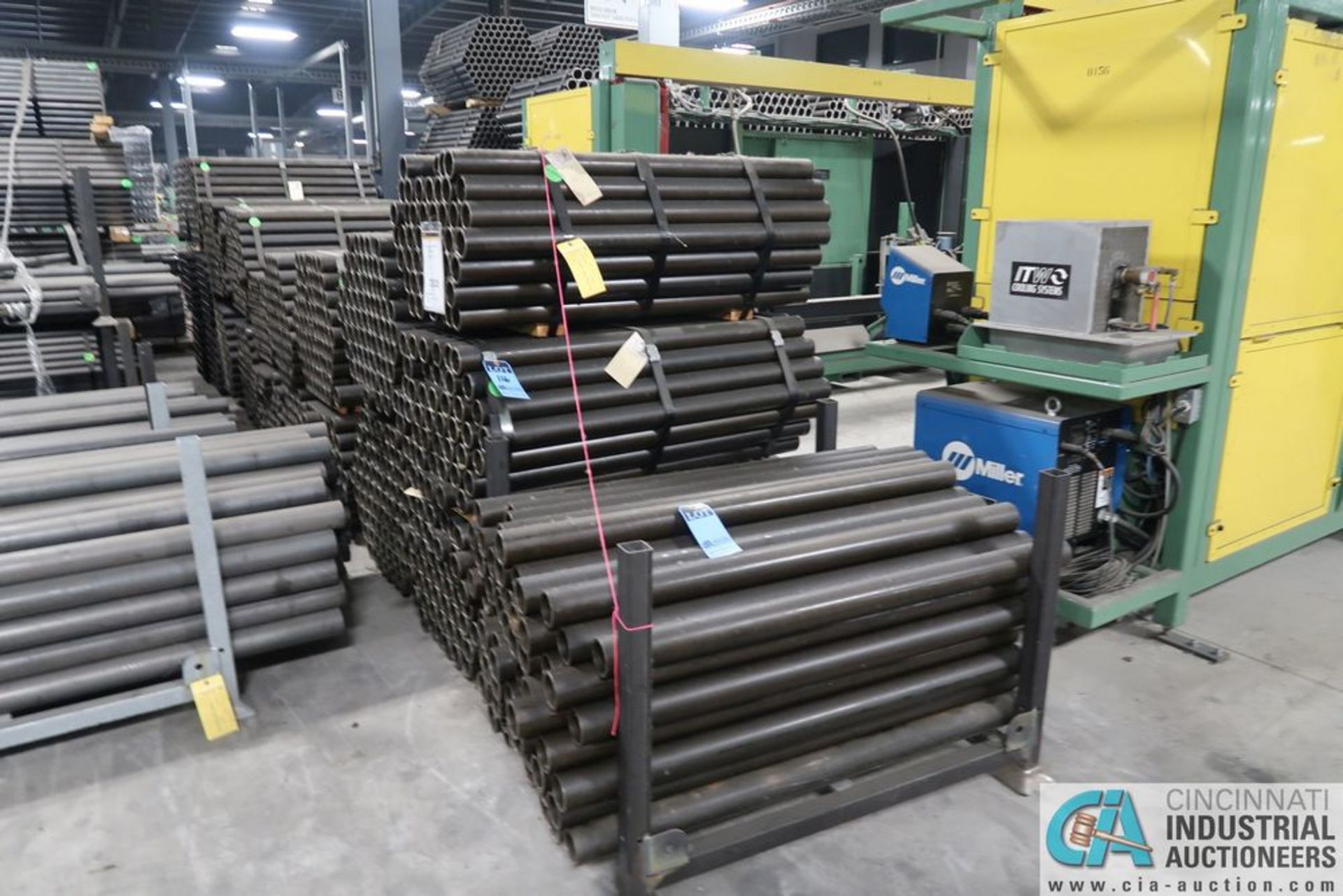 (LOT) APPROX. 42,335 LBS. 3" X 9/32" X 48" ROUND TUBE (1,297) PCS**Subject to Bid Confirmation**