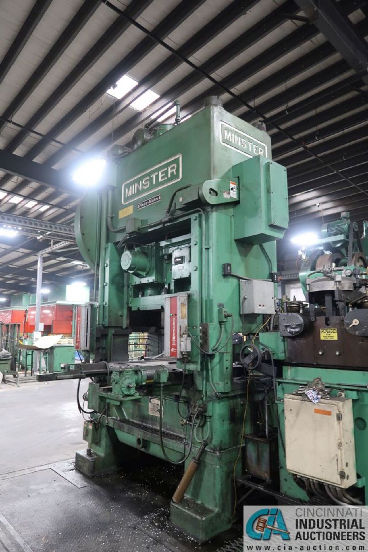 150 TON MINSTER PIECE-MAKER P2-150-54 SSDC PRESS**Loading Fee Due the "ERRA" Reppert Rigging, $TBD** - Image 2 of 27