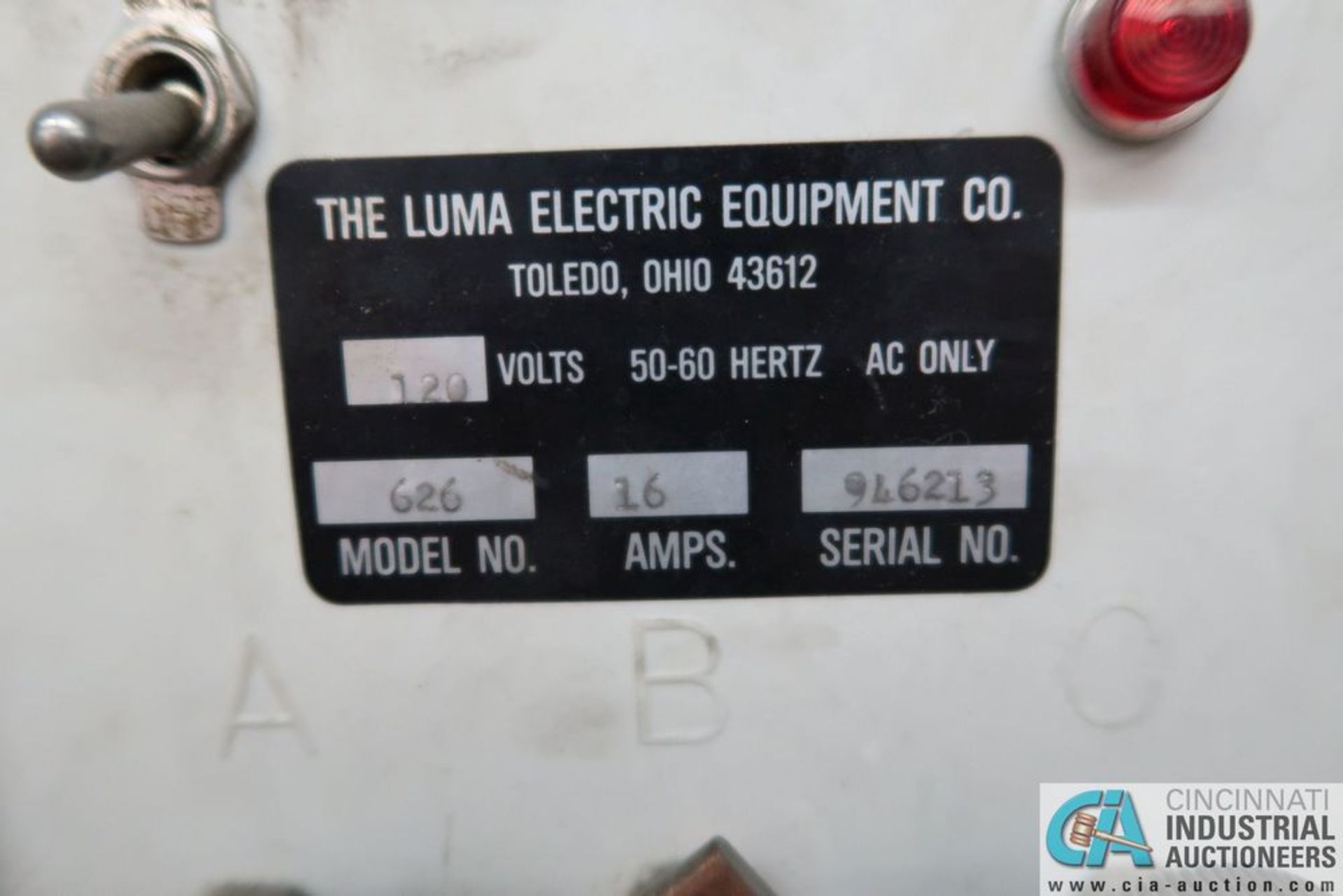LUMA ELECTRIC MODEL 626 SOLDERING POWER SUPPLIES - Image 3 of 4