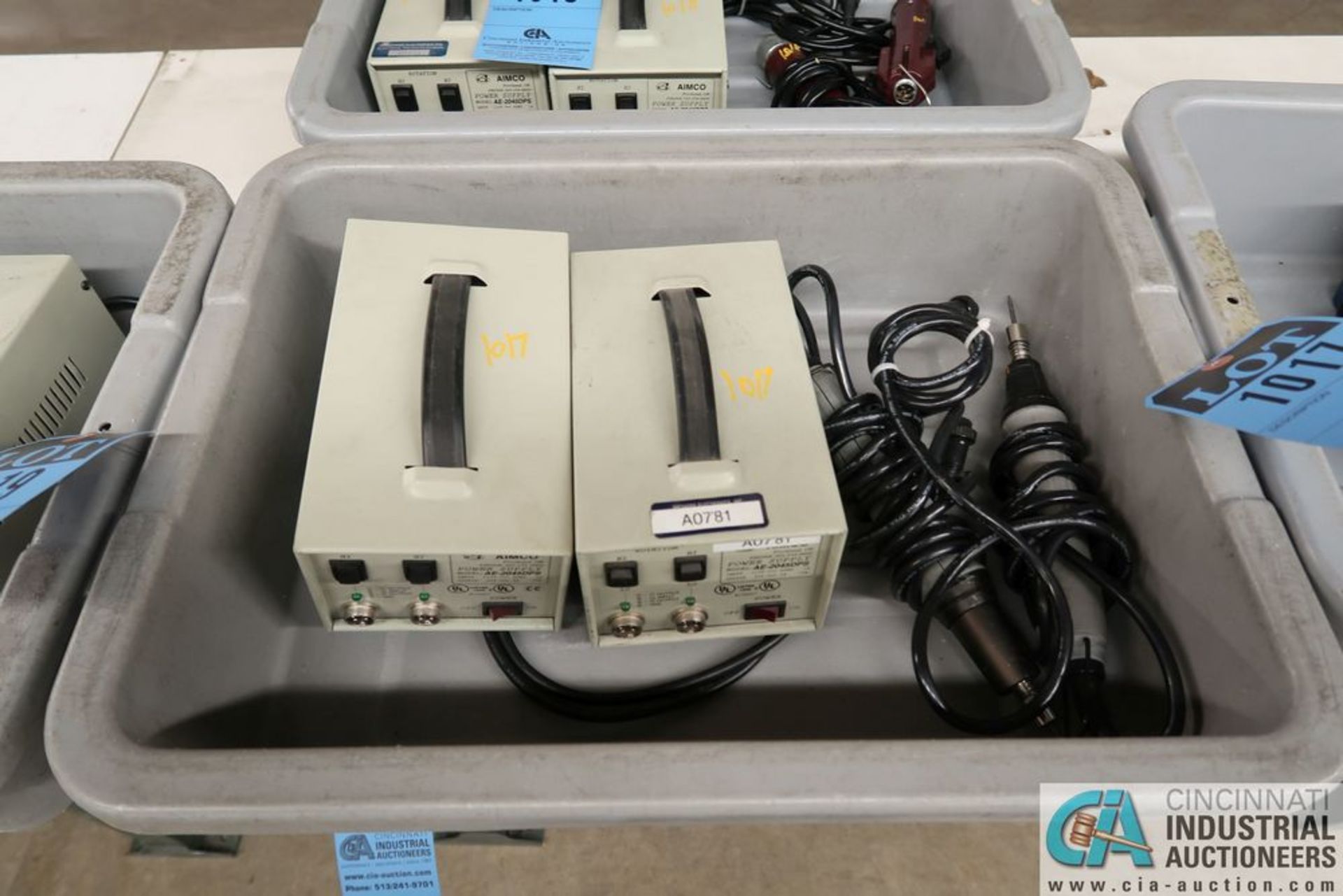 AIMCO MODEL AE-2045DPS AC POWER SUPPLIES WITH (2) DRILLS