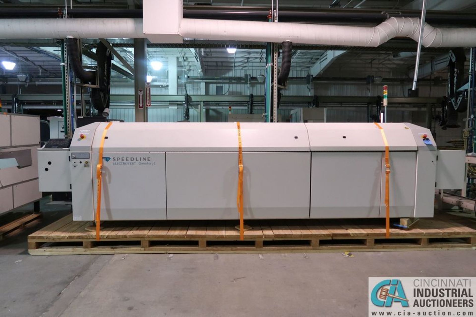 SPEEDLINE MODEL OMNI 7E ELECTROVERT REFLOW OVEN; S/N 11878537, 12" X 212" X 3" HIGH, 82 KVA (NEW - Image 3 of 9