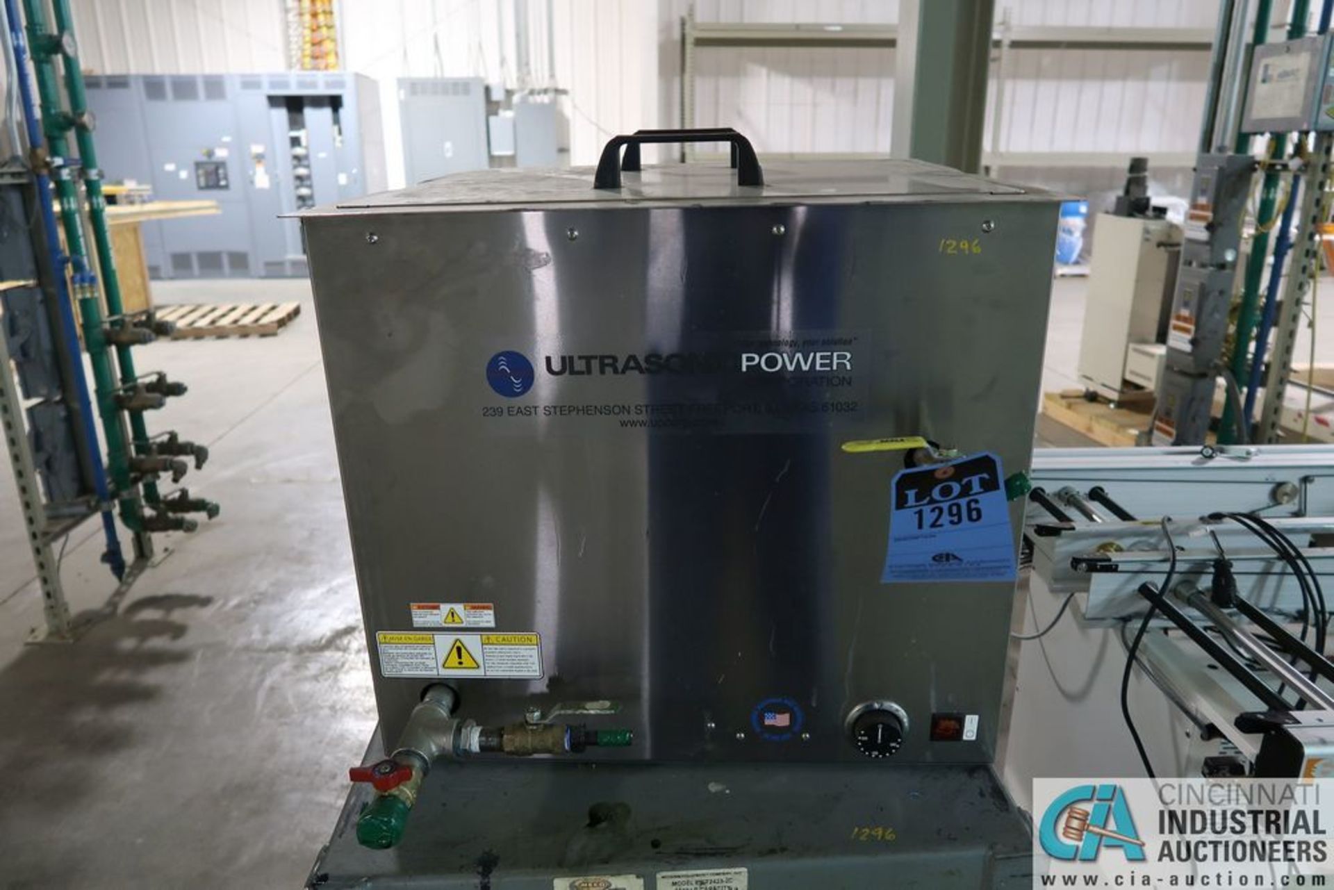 ULTRASONIC POWER CORP MODEL BT2020 ULTRASONIC STENCIL CLEANING SYSTEM; S/N 01117277 (NEW 2016) ** - Image 4 of 7