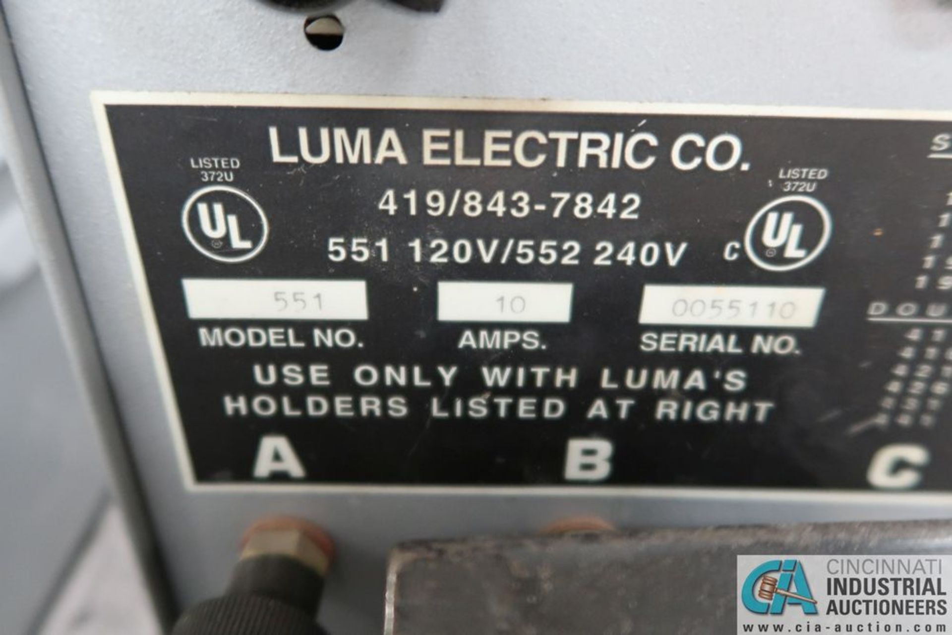 LUMA ELECTRIC MODEL 551 SOLDERING GUNS - Image 4 of 5