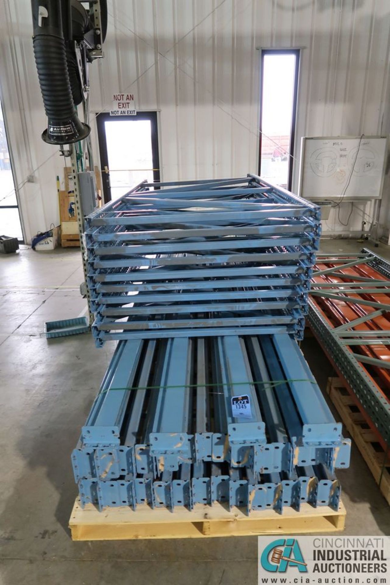 (LOT) (10) 48" X 96" UPRIGHTS AND (320 144" CROSS BEAMS **Loading Fee Due the "ERRA" KC