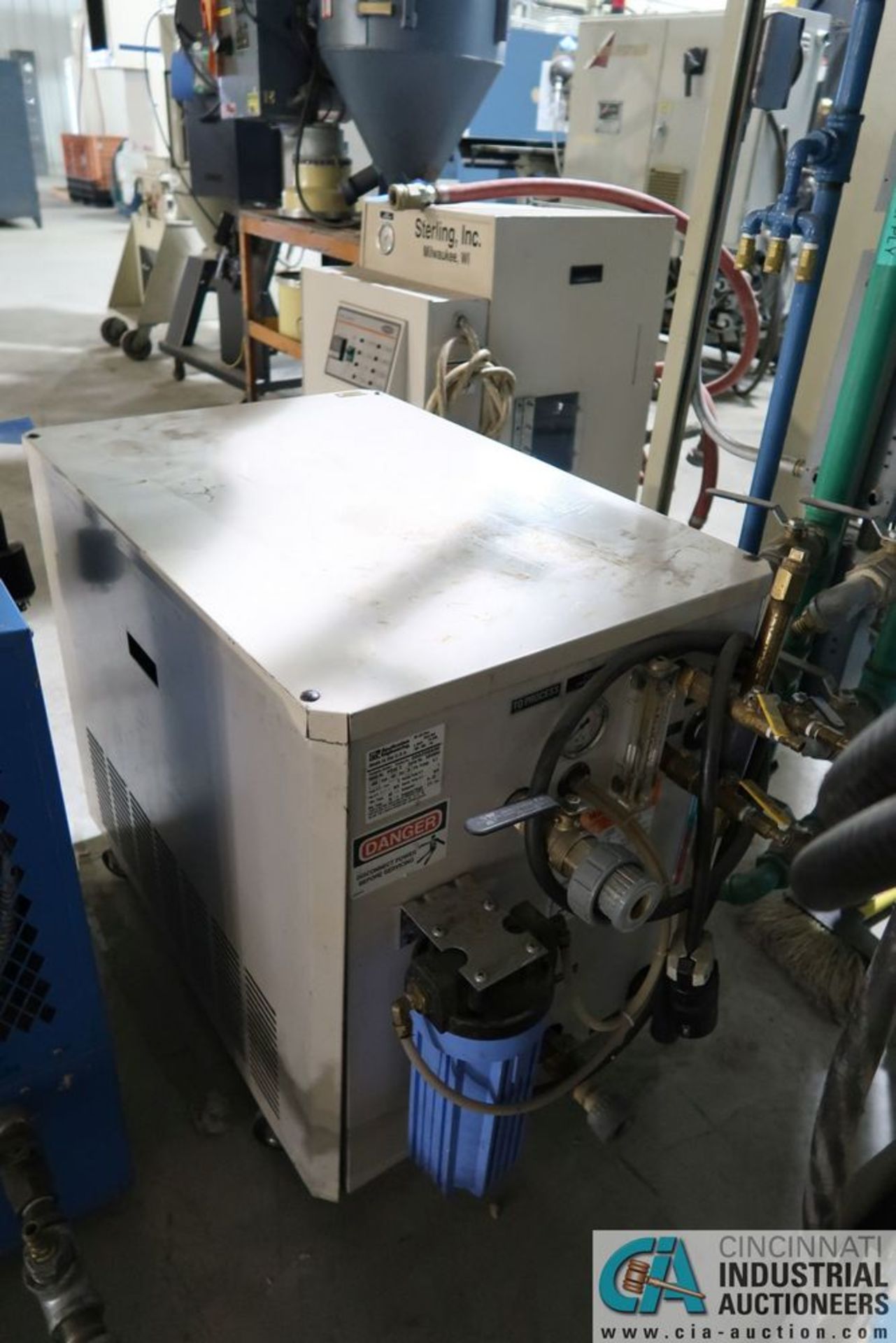 2 HP AEC MODEL PSW2 CHILLER; S/N 33H0594 **Loading Fee Due the "ERRA" KC Construction, $50.00** - Image 3 of 4