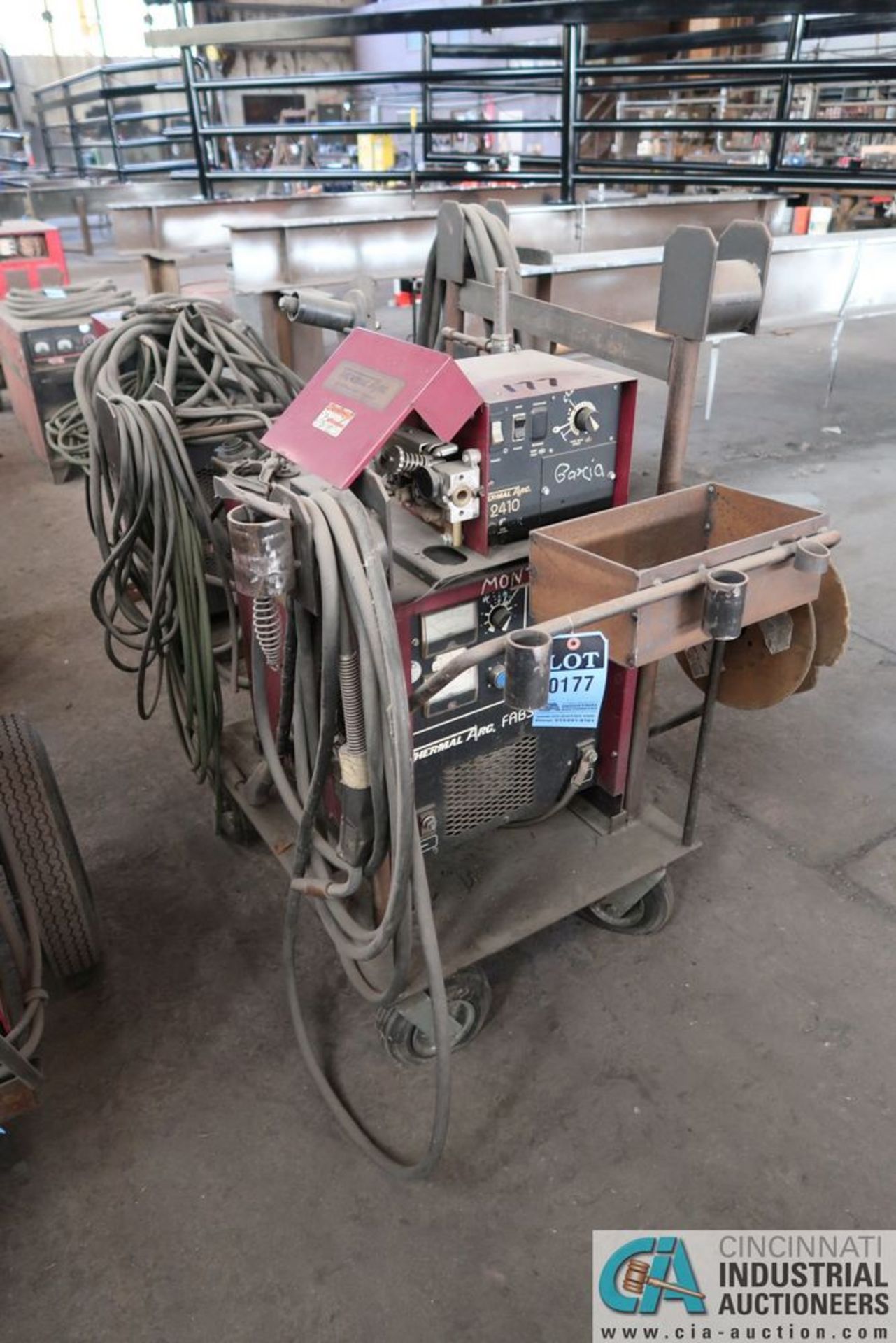 400 AMP THERMAL ARC FABSTAR 4030 WELDER WITH THERMAL ARC 2410 WIRE FEED