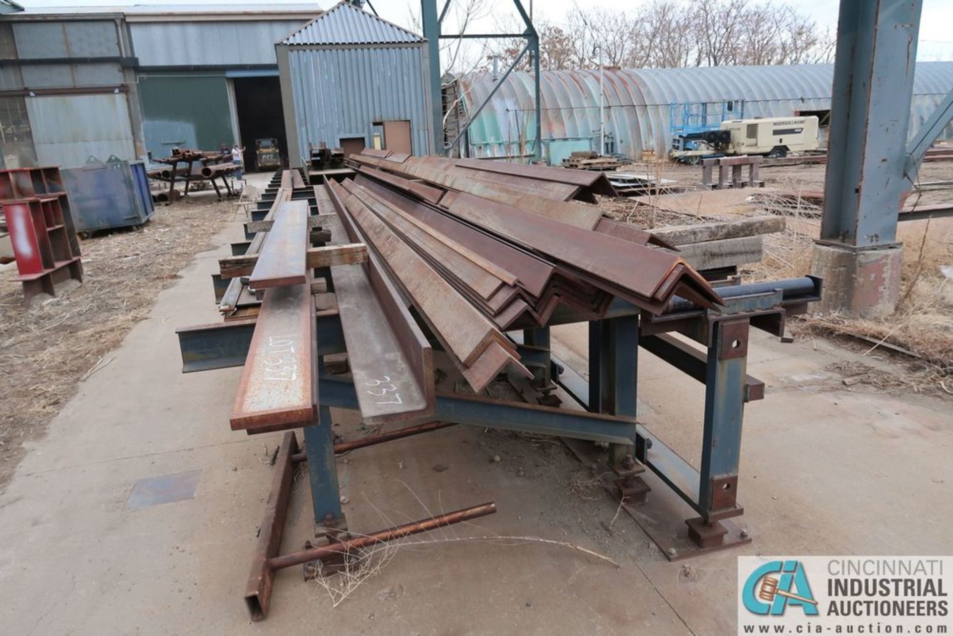(LOT) METAL ANGLE, FLAT AND CHANNEL STOCK TO 45' - Image 2 of 4