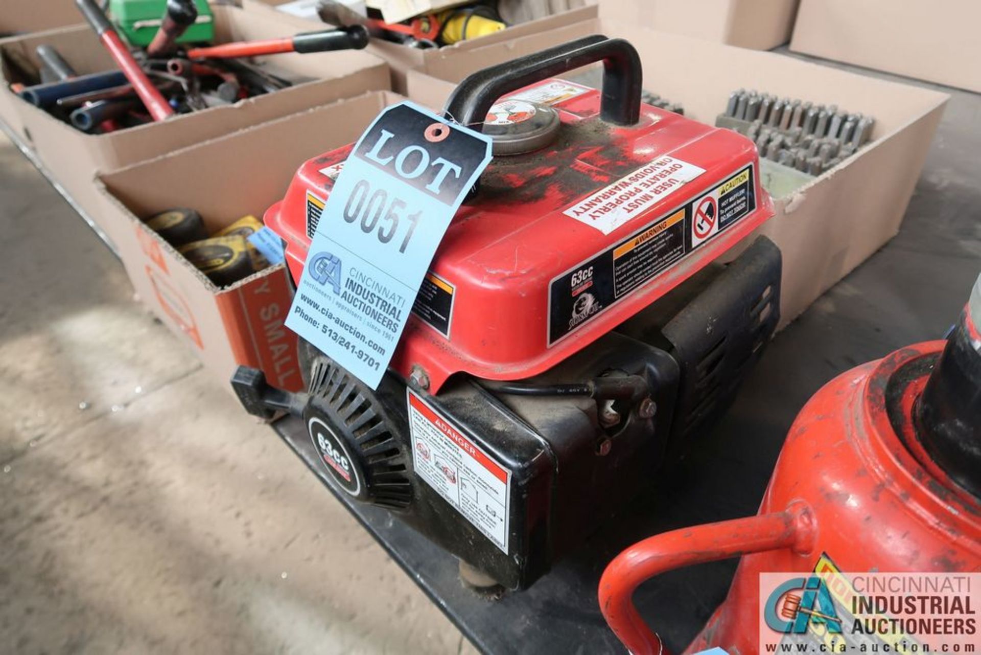 2 HP / 800 WATT STORM CAT PORTABLE GASOLINE POWERED GENERATOR - Image 2 of 2