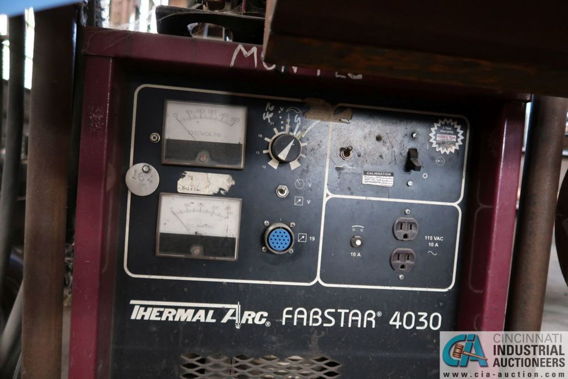 400 AMP THERMAL ARC FABSTAR 4030 WELDER WITH THERMAL ARC 2410 WIRE FEED - Image 2 of 3