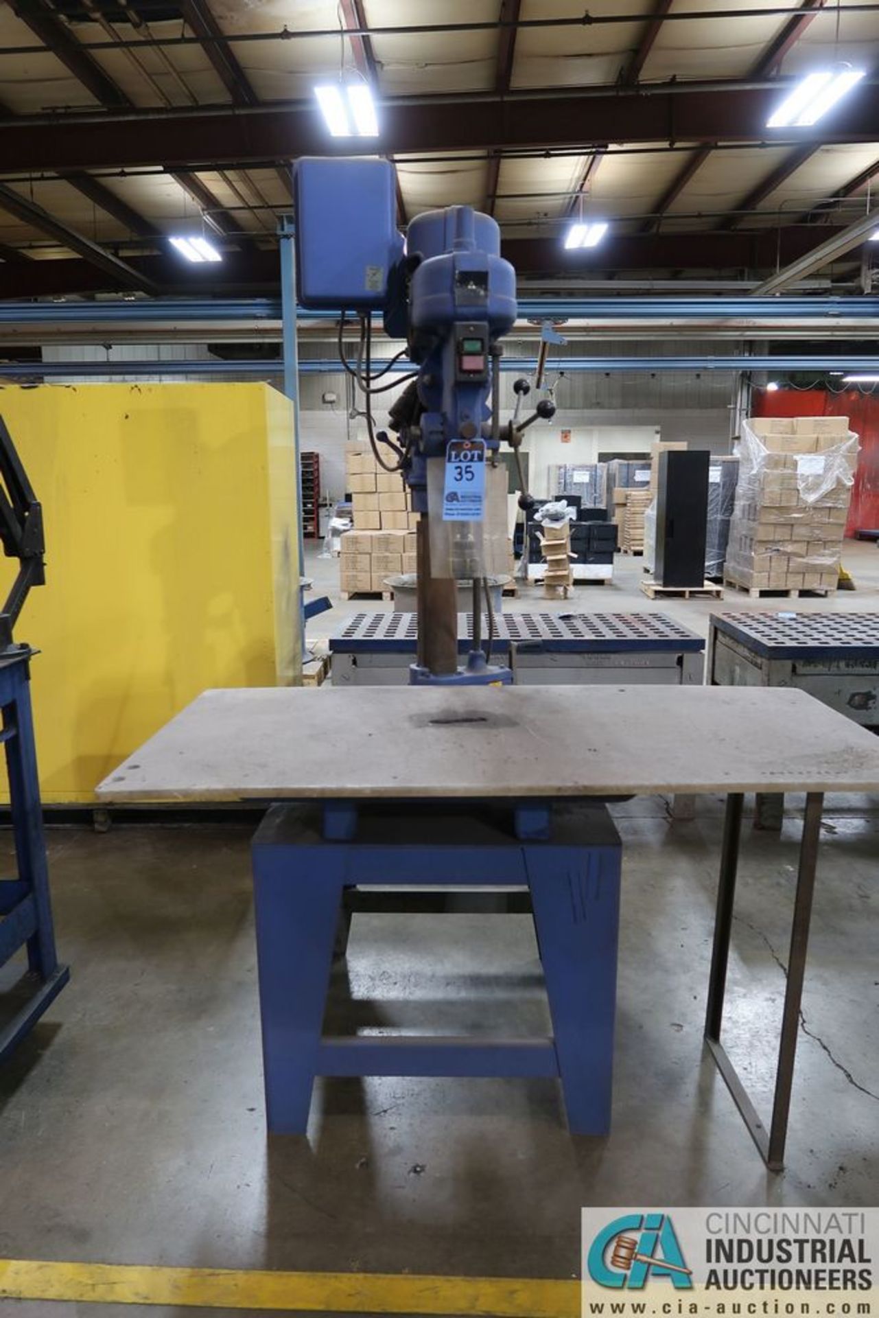 36" DELTA CAT NO. 15-127 STAND MOUNTED SINGLE SPINDLE DRILL**Loading Fee Due the "ERRA", $50.00** - Image 5 of 7