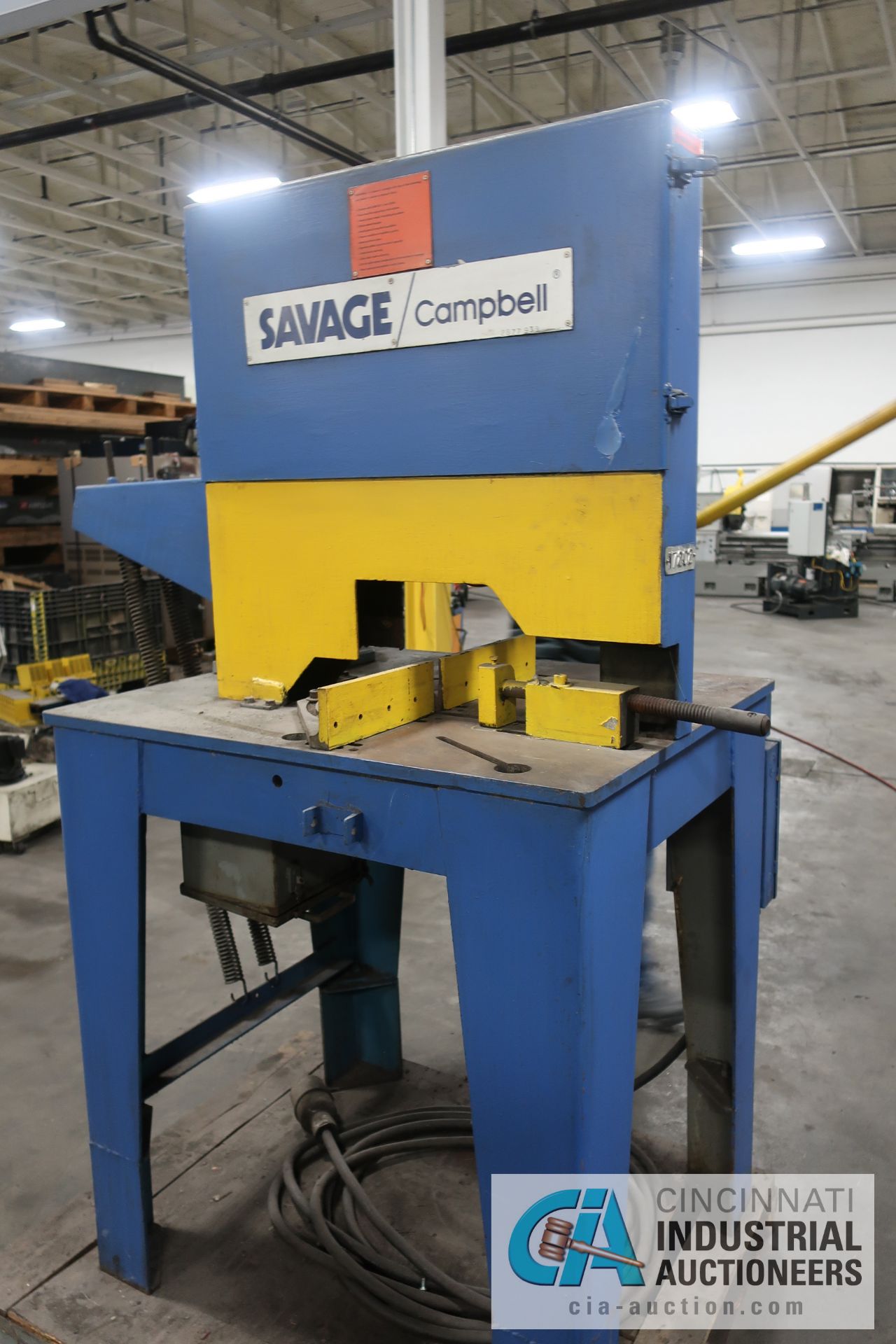 **20" SAVAGE CAMPBELL ABRASIVE SAW **LOCATED OFFSITE AT 4850 CRITTENDEN DR., STE. 3D LOUISVILLE, KY