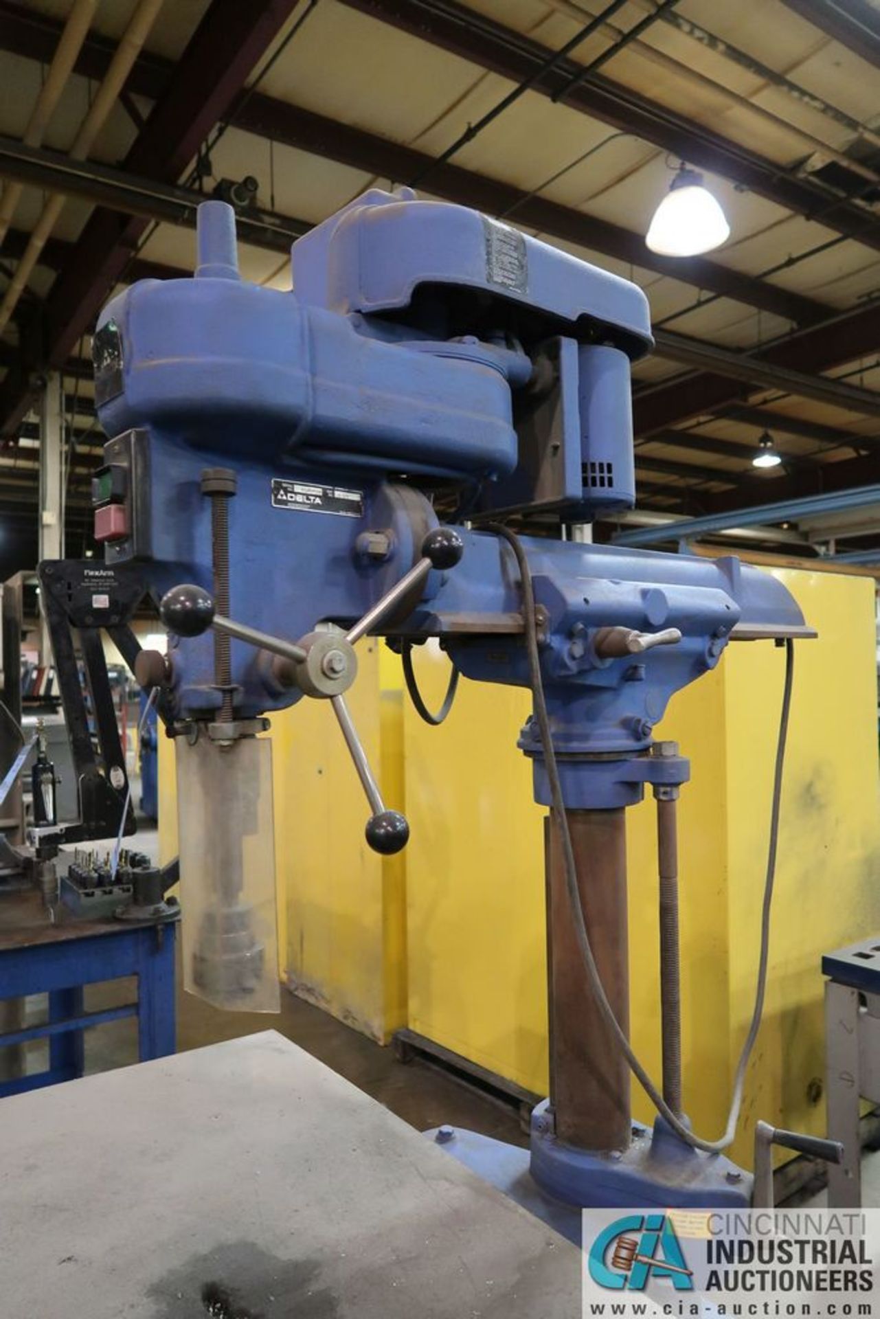 36" DELTA CAT NO. 15-127 STAND MOUNTED SINGLE SPINDLE DRILL**Loading Fee Due the "ERRA", $50.00** - Image 4 of 7