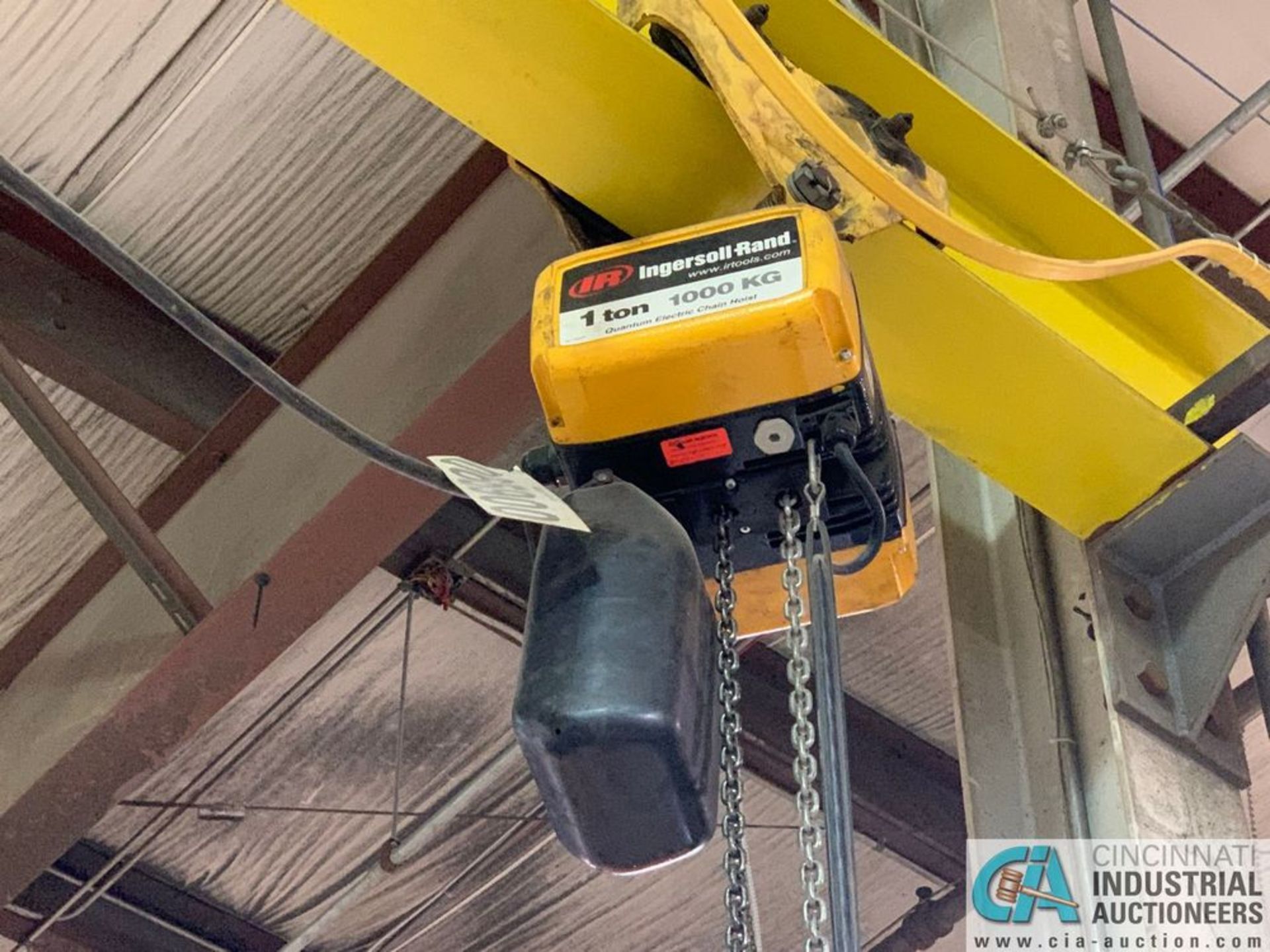 1 TON INGERSOLL RAND ELECTRIC CHAIN HOIST **Loading Fee Due the "ERRA", $TBD** - Image 3 of 3