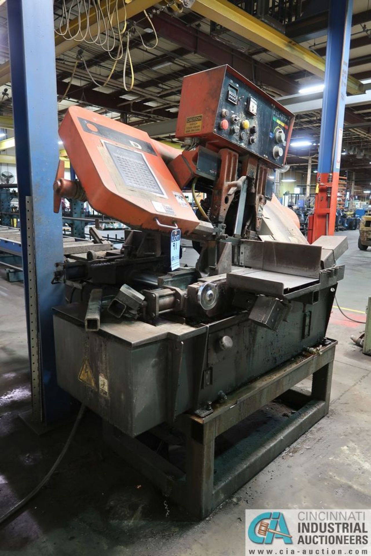 AMADA MODEL HA250W HORIZONTAL BAND SAW; S/N 25350607**Loading Fee Due the "ERRA", $250.00** - Image 5 of 11