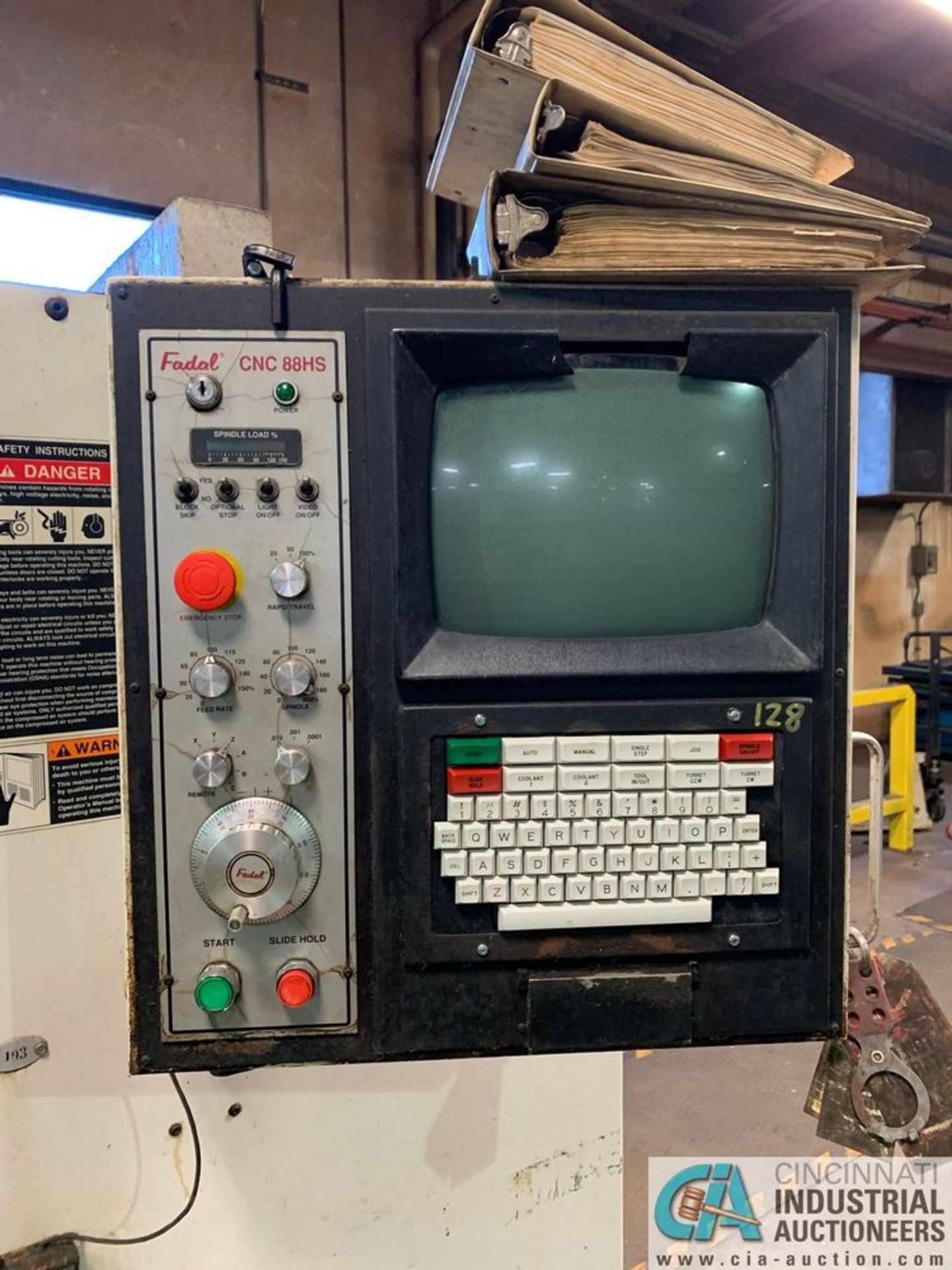 FADAL MODEL VMC5020 CNC VERTICAL MACHINING CENTER; S/N 9804911**Loading Fee Due the "ERRA", $500.00* - Image 4 of 14