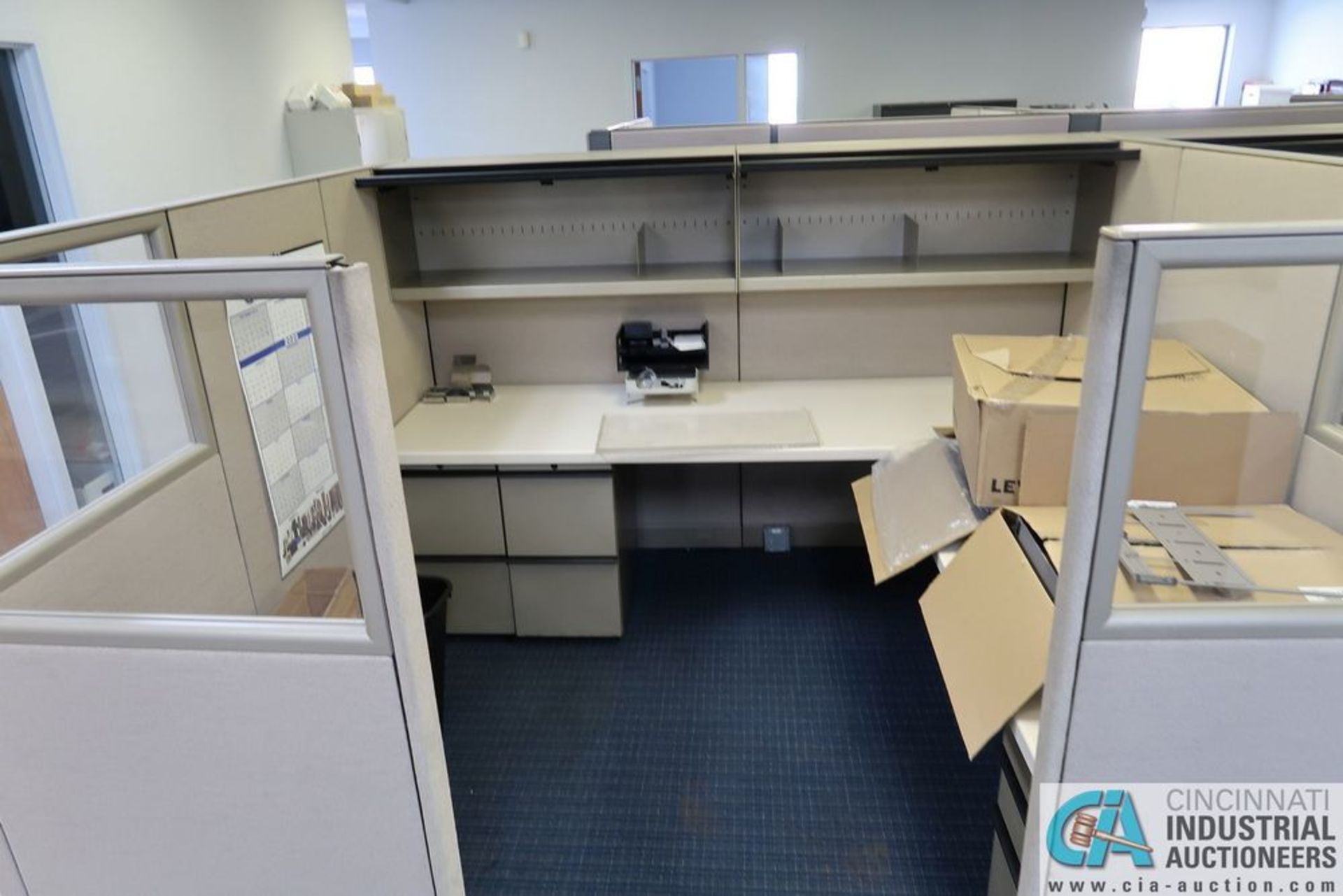 (LOT) OFFICE CUBICLES, (2) 72" X 72", (2) 100" X 92", (2) 112" X 96", (1) 216" X 72" - Image 7 of 10