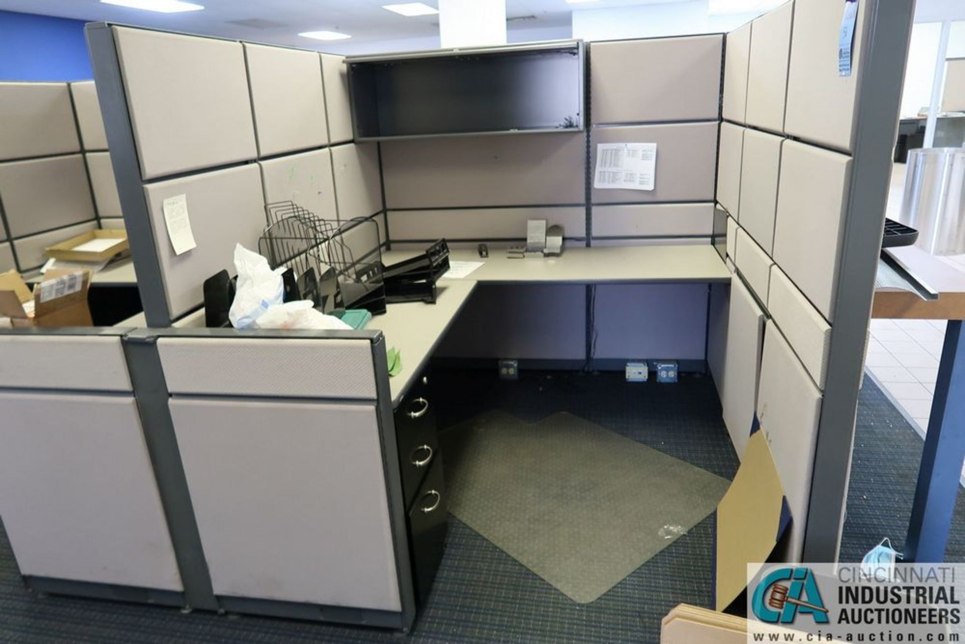 (LOT) OFFICE CUBICLES, (2) 72" X 72", (2) 100" X 92", (2) 112" X 96", (1) 216" X 72" - Image 2 of 10
