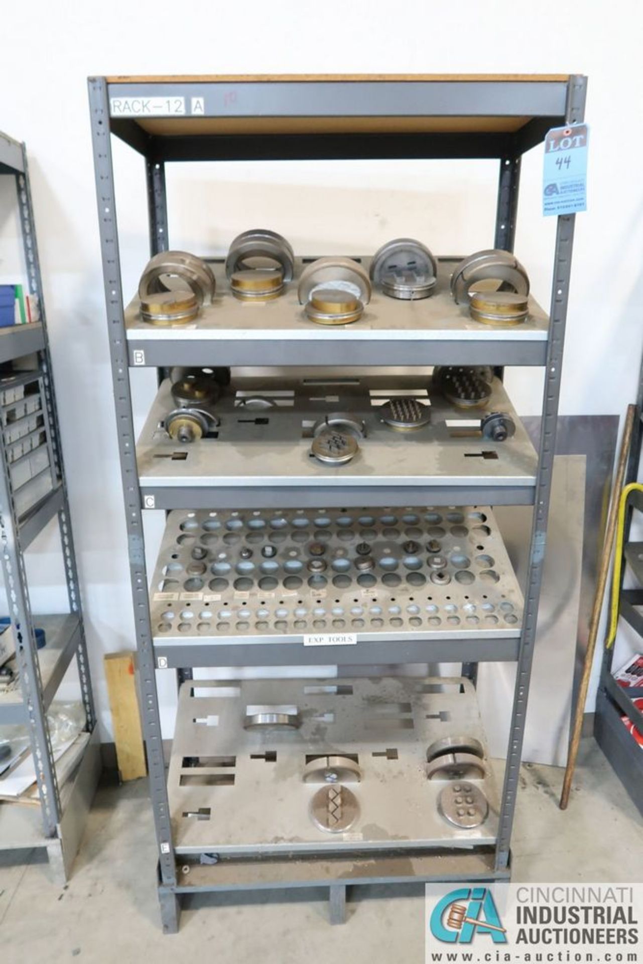 RACK WITH PUNCH TOOLING