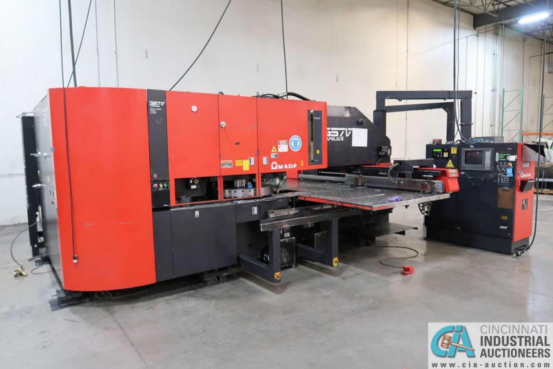 30 TON AMADA 357V APELIO III LASER CNC TURRET PUNCH; S/N 33570379 **Loading Fee Due the "ERRA"