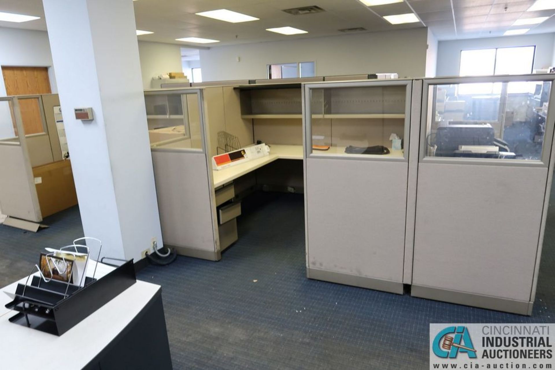 (LOT) OFFICE CUBICLES, (2) 72" X 72", (2) 100" X 92", (2) 112" X 96", (1) 216" X 72" - Image 5 of 10