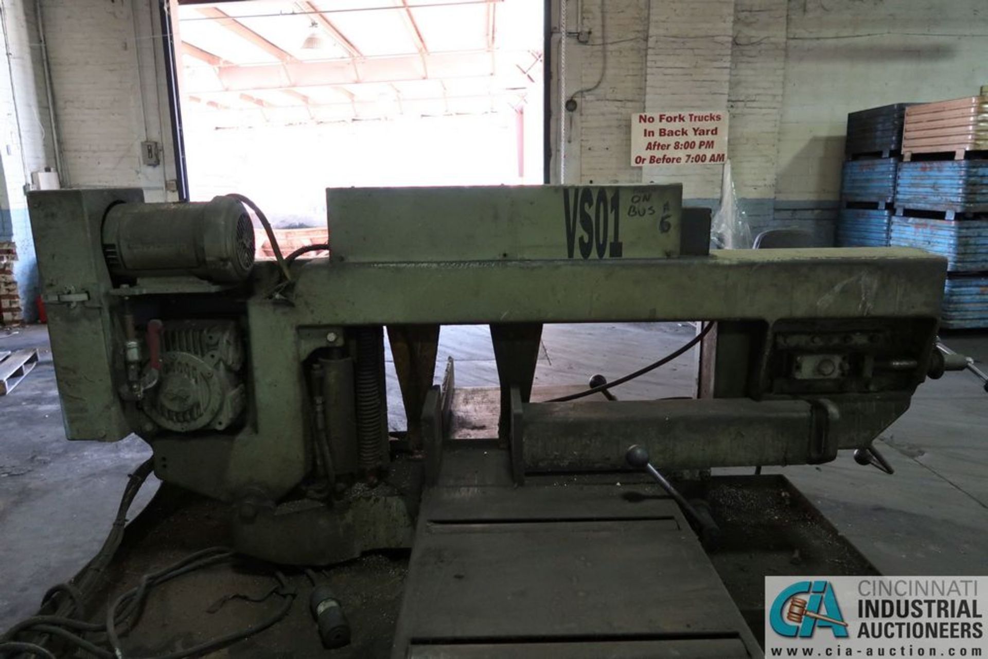 13" X 18" HYD-MECH MODEL S-20 SERIES II HORIZONTAL PIVOT BAND SAW; *ERRA LOADING FEE - $300.00* - Image 6 of 8