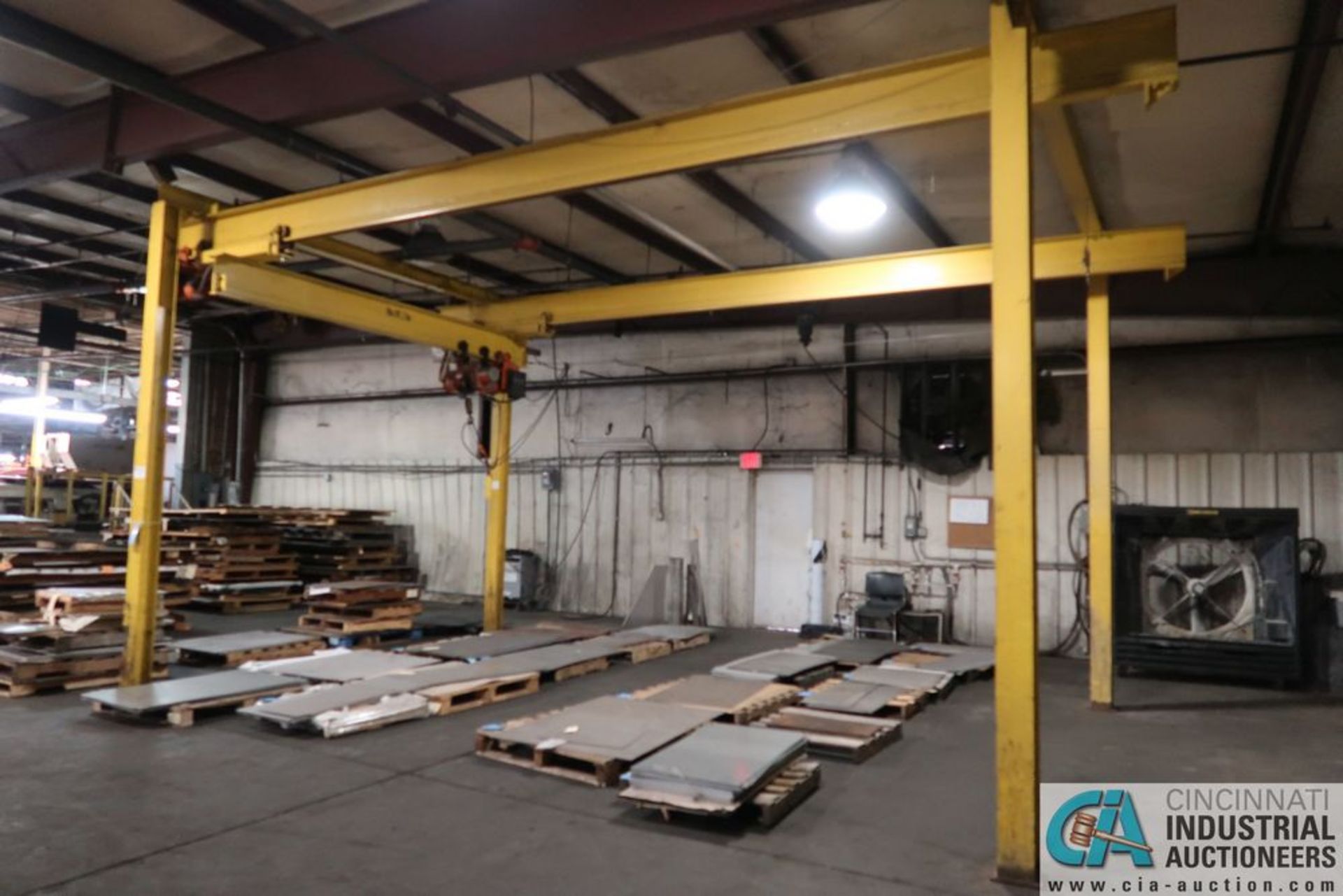 14' X 21'3" X 13' OVERALL HEIGHT X 9' (APPROX.) UNDERBRIDGE CRANE *ERRA LOADING FEE - $1,500.00*