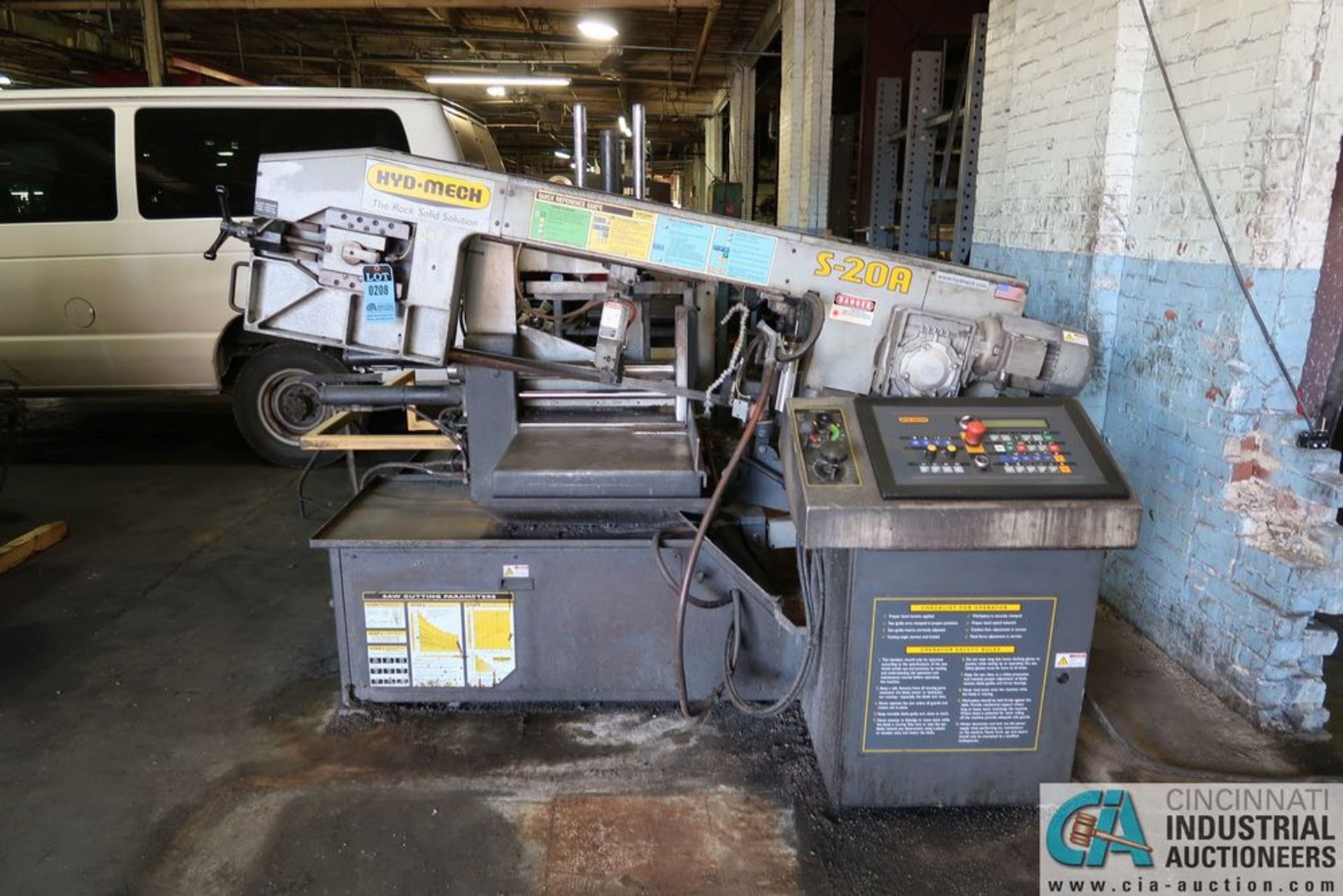 13" X 18" HYD-MECH MODEL S-20A HORIZONTAL PIVOT BAND SAW; S/N 8B0810126, *ERRA LOADING FEE - $500.00 - Image 2 of 10