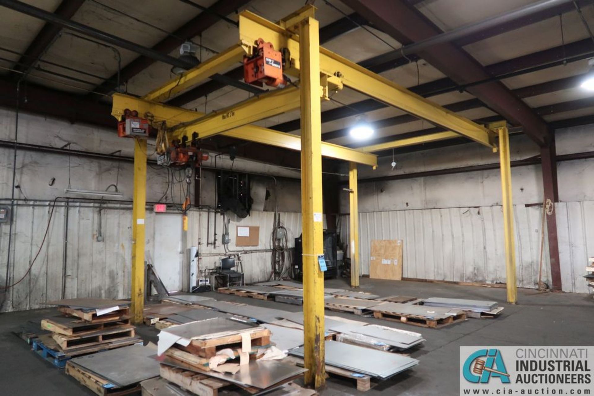 14' X 21'3" X 13' OVERALL HEIGHT X 9' (APPROX.) UNDERBRIDGE CRANE *ERRA LOADING FEE - $1,500.00* - Image 2 of 5