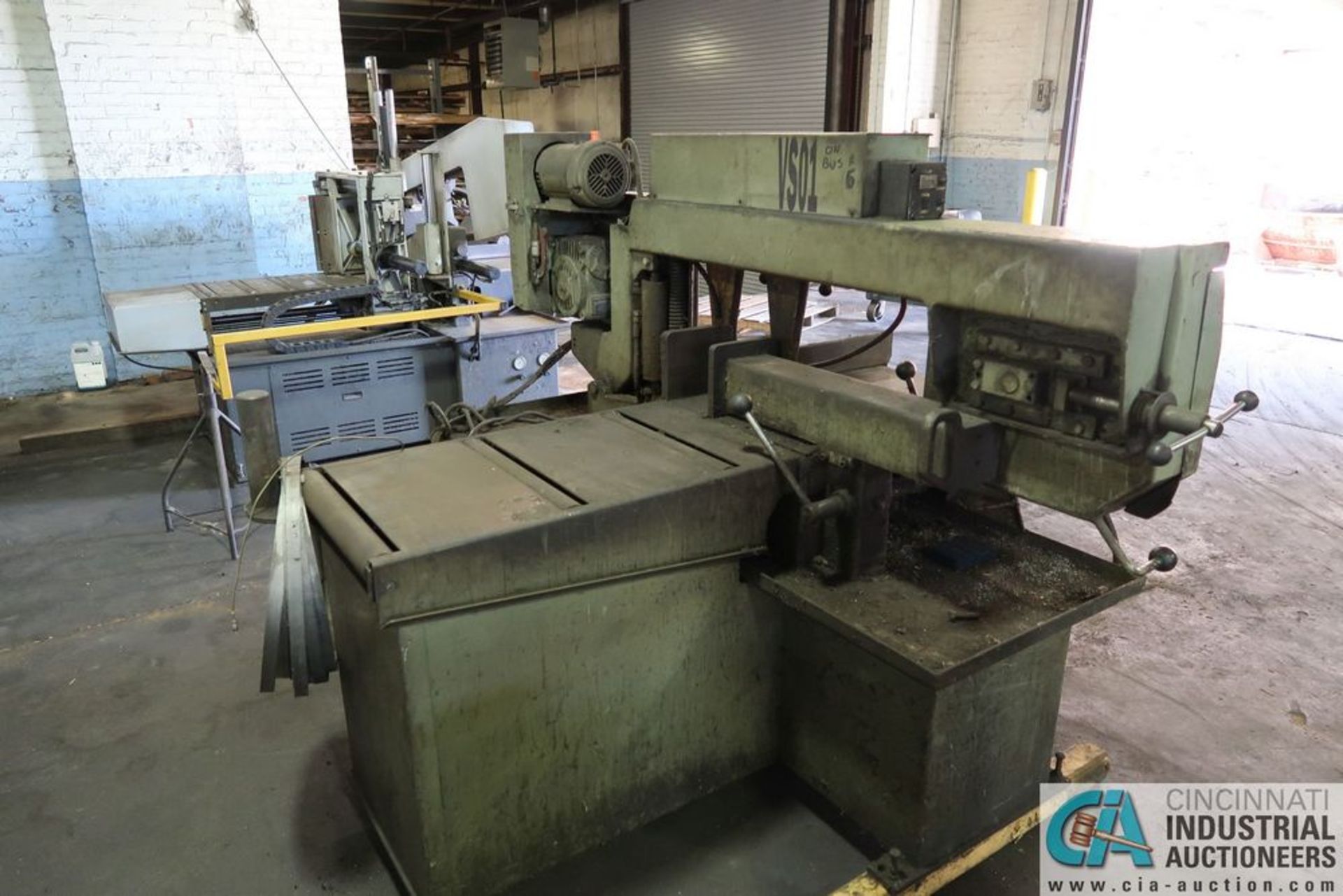 13" X 18" HYD-MECH MODEL S-20 SERIES II HORIZONTAL PIVOT BAND SAW; *ERRA LOADING FEE - $300.00* - Image 5 of 8