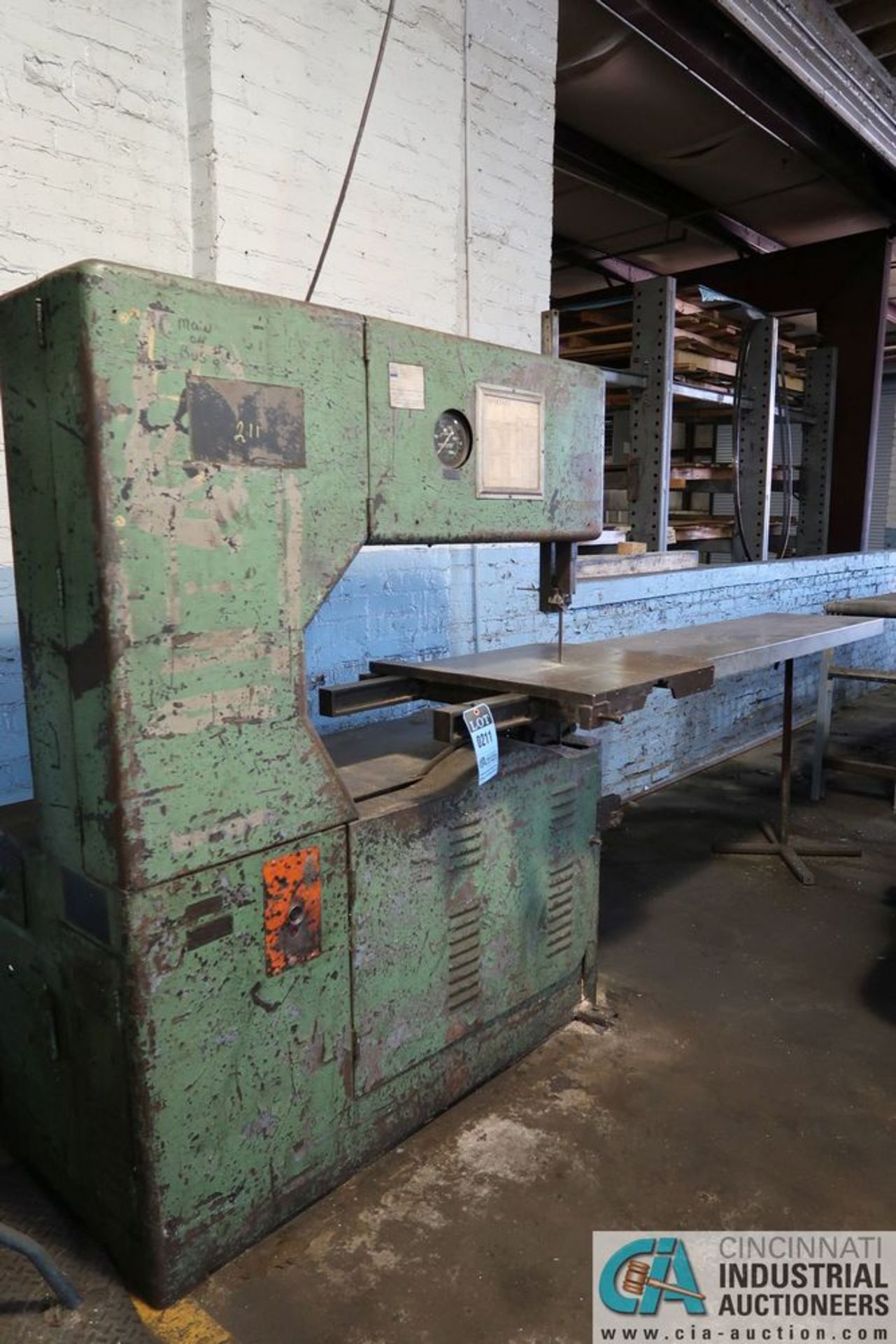 36" GROB TYPE NS36 VERTICAL BAND SAW; S/N 163 *ERRA LOADING FEE - $150.00* - Image 5 of 7