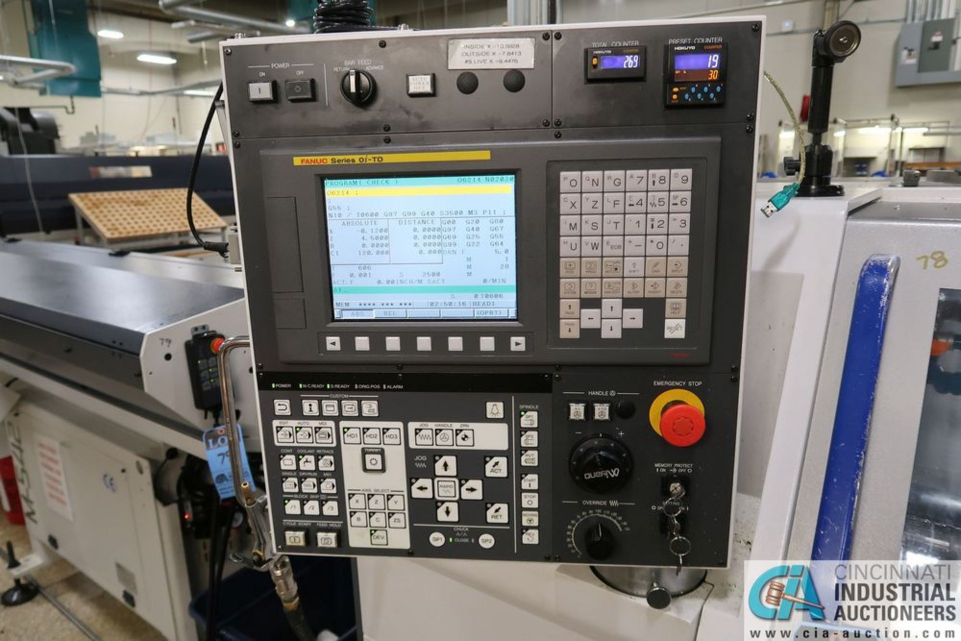 **CITIZEN MIYANO BNA-42S2 FIVE-AXIS CNC LATHE** Sold subject to bid confirmation** - Image 4 of 16