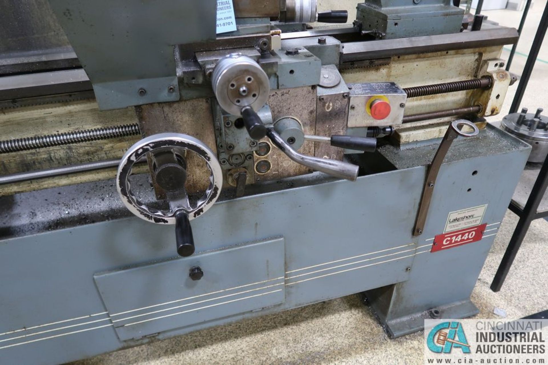 14" X 40" CLAUSING-METOSA MODEL C1440 ENGINE LATHE; S/N N/A, COLLET CHUCK, 8" 3-JAW CHUCK, SPINDLE - Image 5 of 11