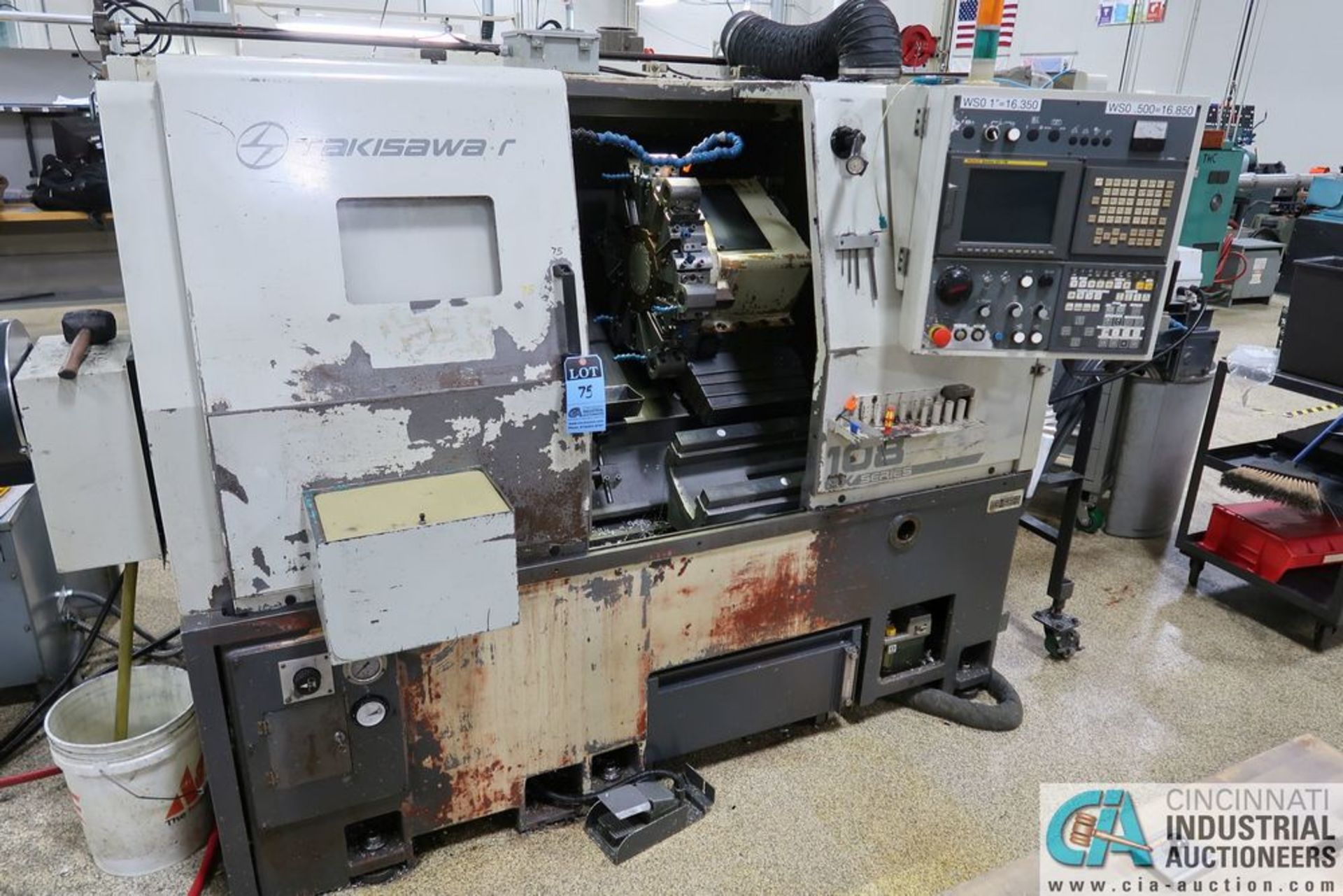 TAKISAWA MODEL EX-108 CNC TURNING CENTER **Load out fee due Midway Machinery Movers Rigging $600.00 - Image 4 of 13
