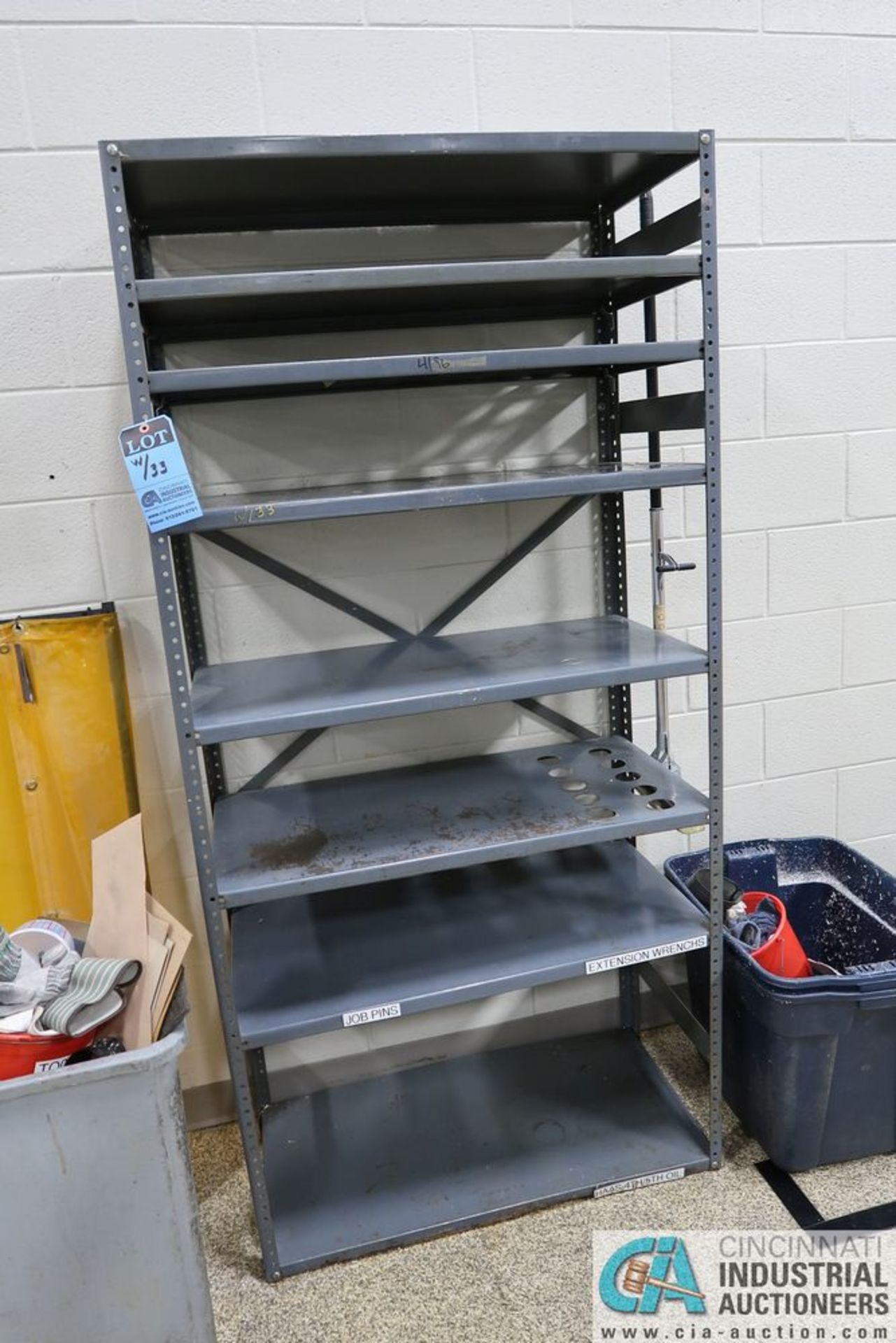 SECTIONS 36" X 18" X 75" STEEL SHELVES - Image 6 of 6