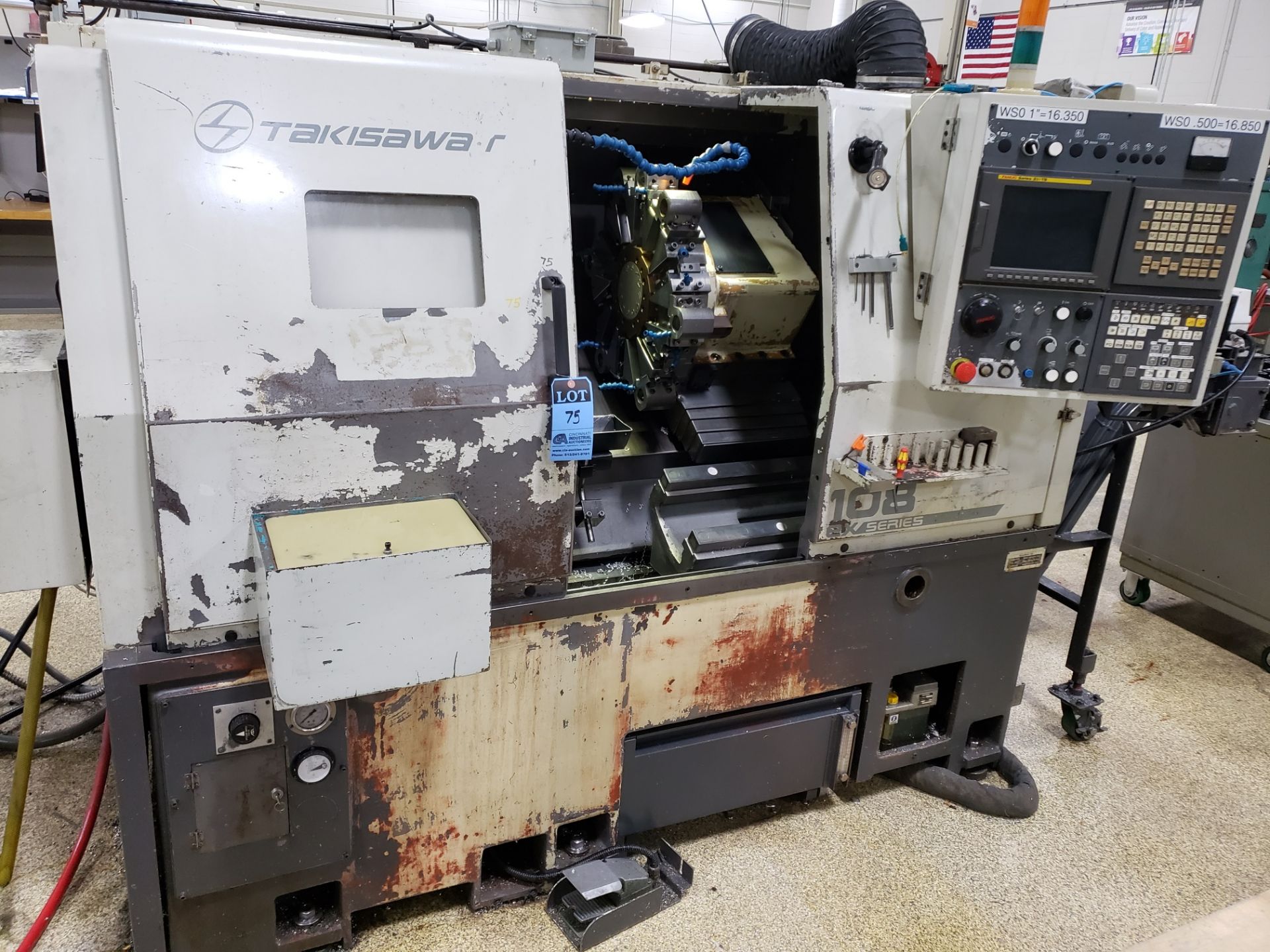 TAKISAWA MODEL EX-108 CNC TURNING CENTER **Load out fee due Midway Machinery Movers Rigging $600.00 - Image 2 of 13