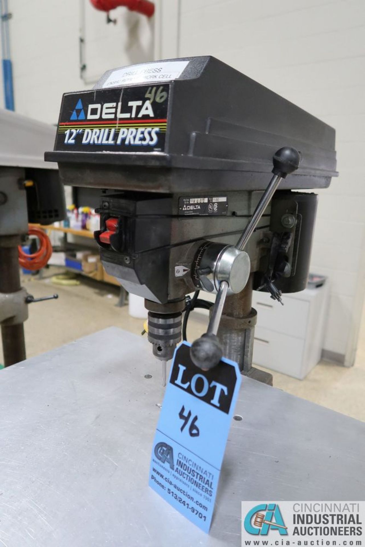 12" DELTA MODEL 11-990 DRILL PRESS - Image 2 of 3