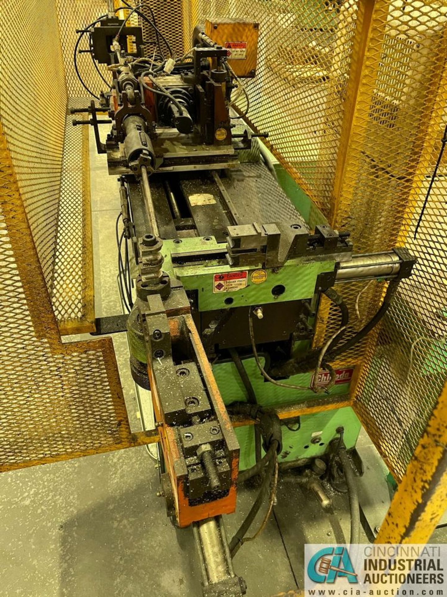 8 MM CHIYODA MODEL SP-8SST CNC HYDRAULIC TUBE BENDER; S/N 01-5 (1997) **Loading fee due $500.00 - Image 4 of 8