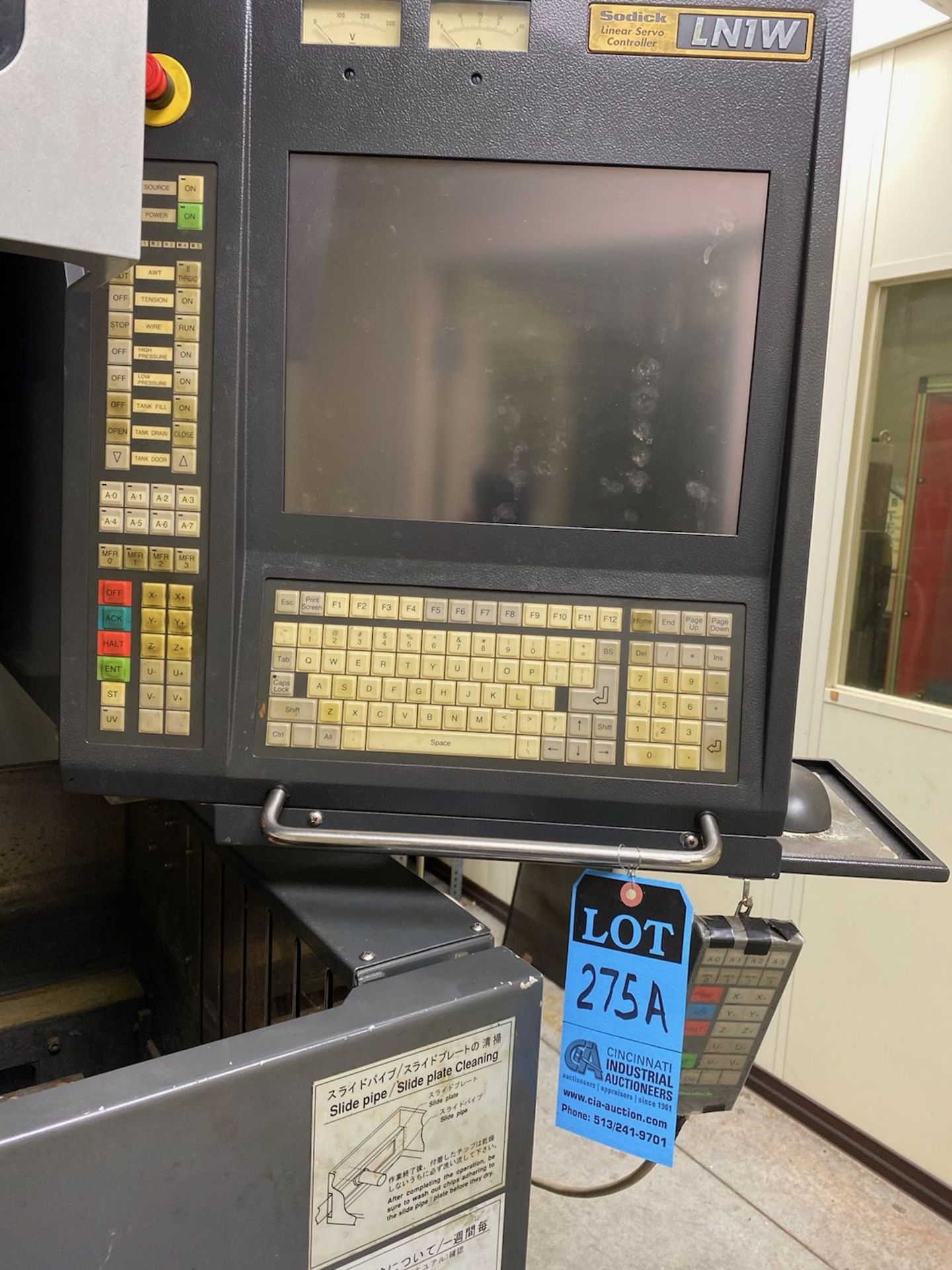 **SODICK MODEL AQ300L CNC WIRE EDM; S/N 0040 (12/2004) LN1W CONTROL **Subject to Bid Confirmation - Image 4 of 4