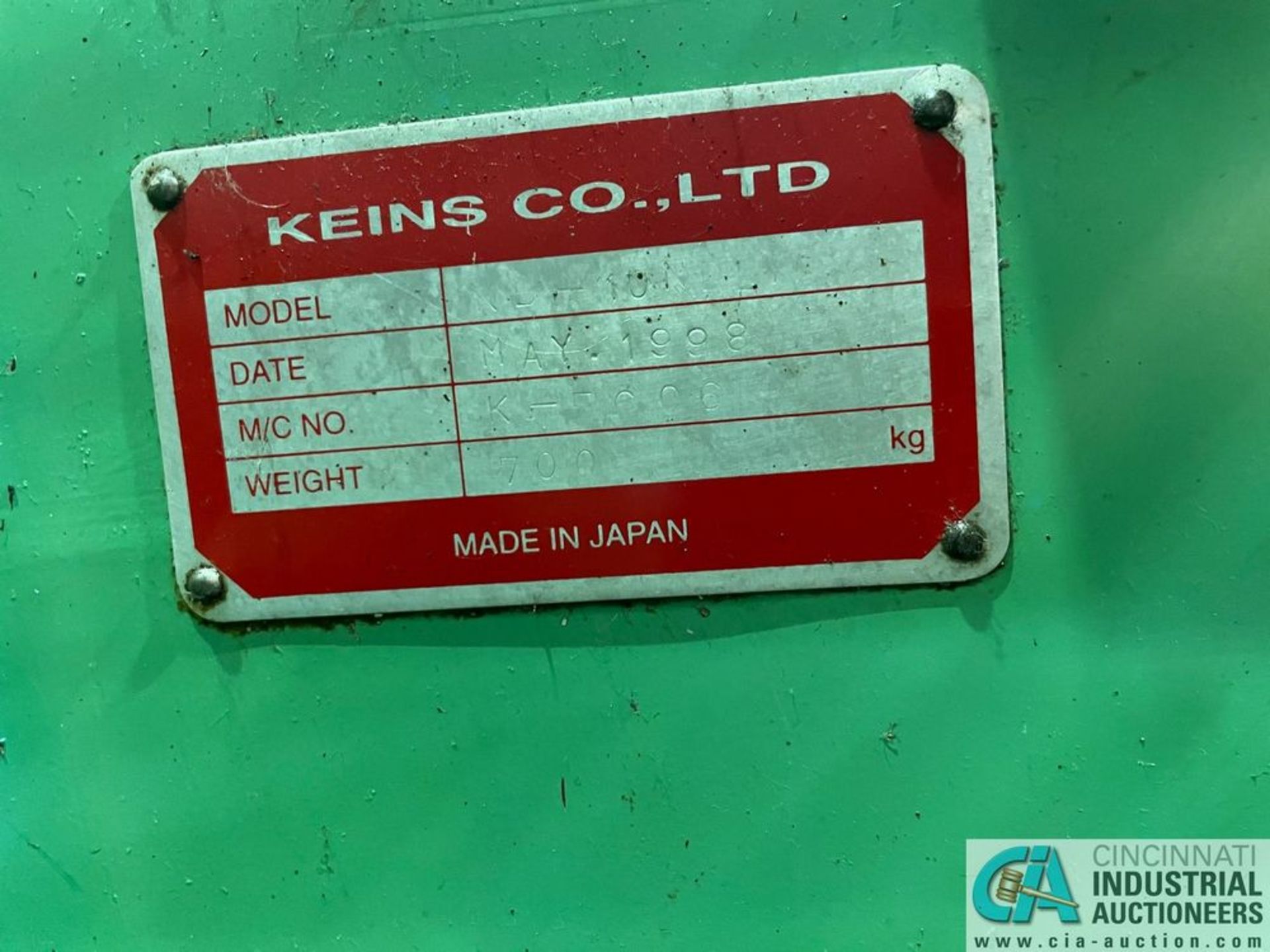 KEINS COMCO MODEL KB-10NDLR DUAL STACK CNC HYDRAULIC TUBE BENDER (1998) **Loading fee due $500.00 - Image 6 of 7