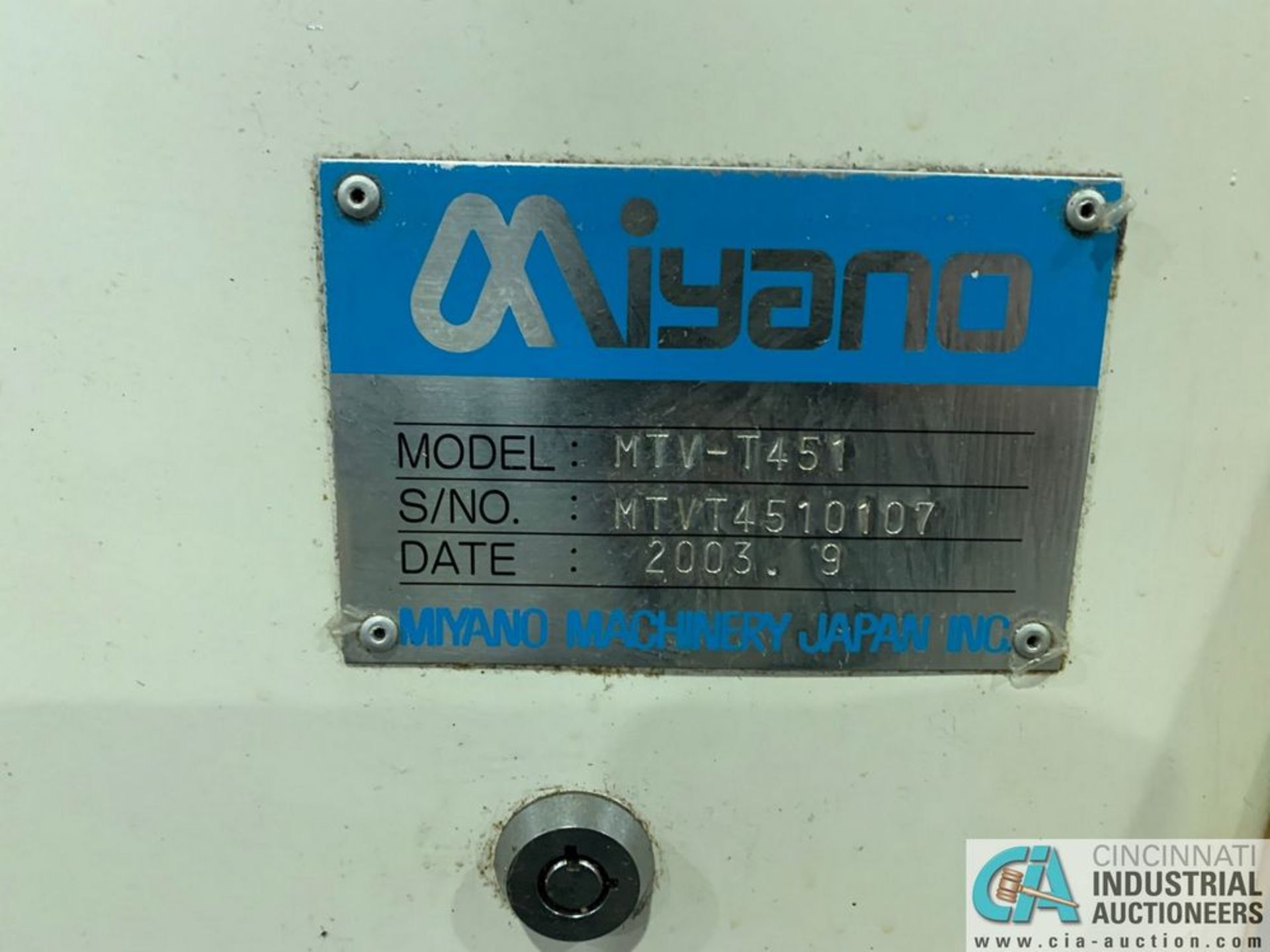 MECTRON MIYANO MODEL MTV-T451 CNC DRILLING & TAPPING CENTER W/ LOADER AND STOCKER TABLE *Loading fee - Image 9 of 10